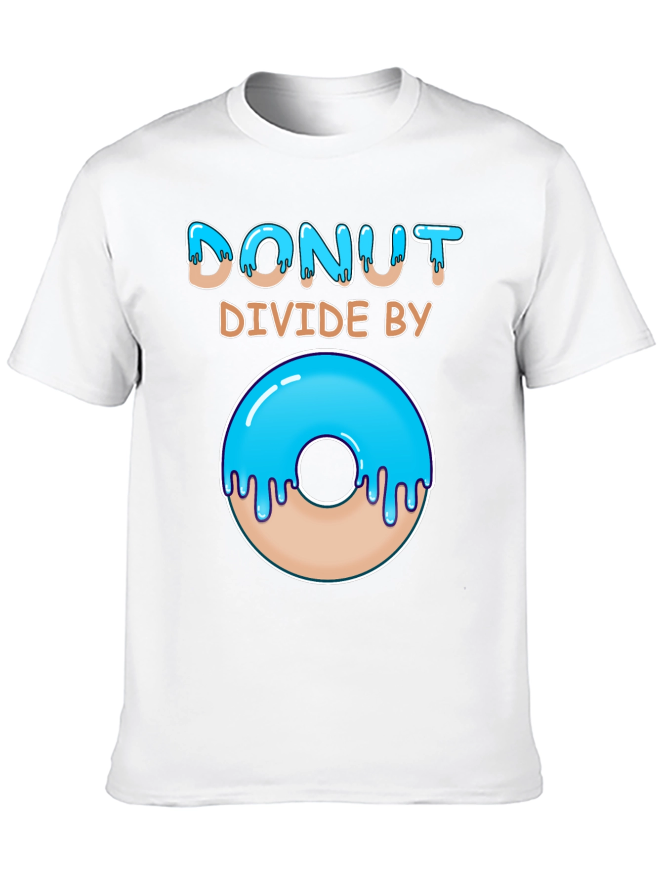 Donut Divide By 0 Funny Math T-Shirt