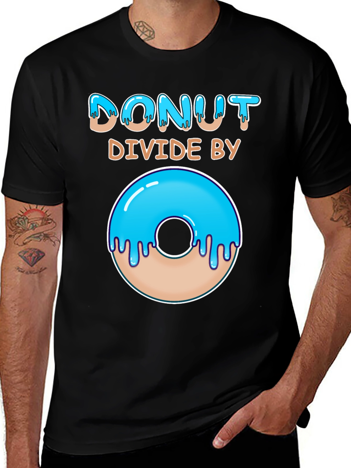 Donut Divide By 0 Funny Math T-Shirt