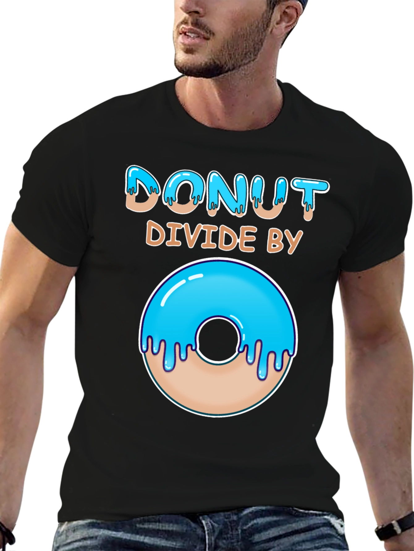 Donut Divide By 0 Funny Math T-Shirt