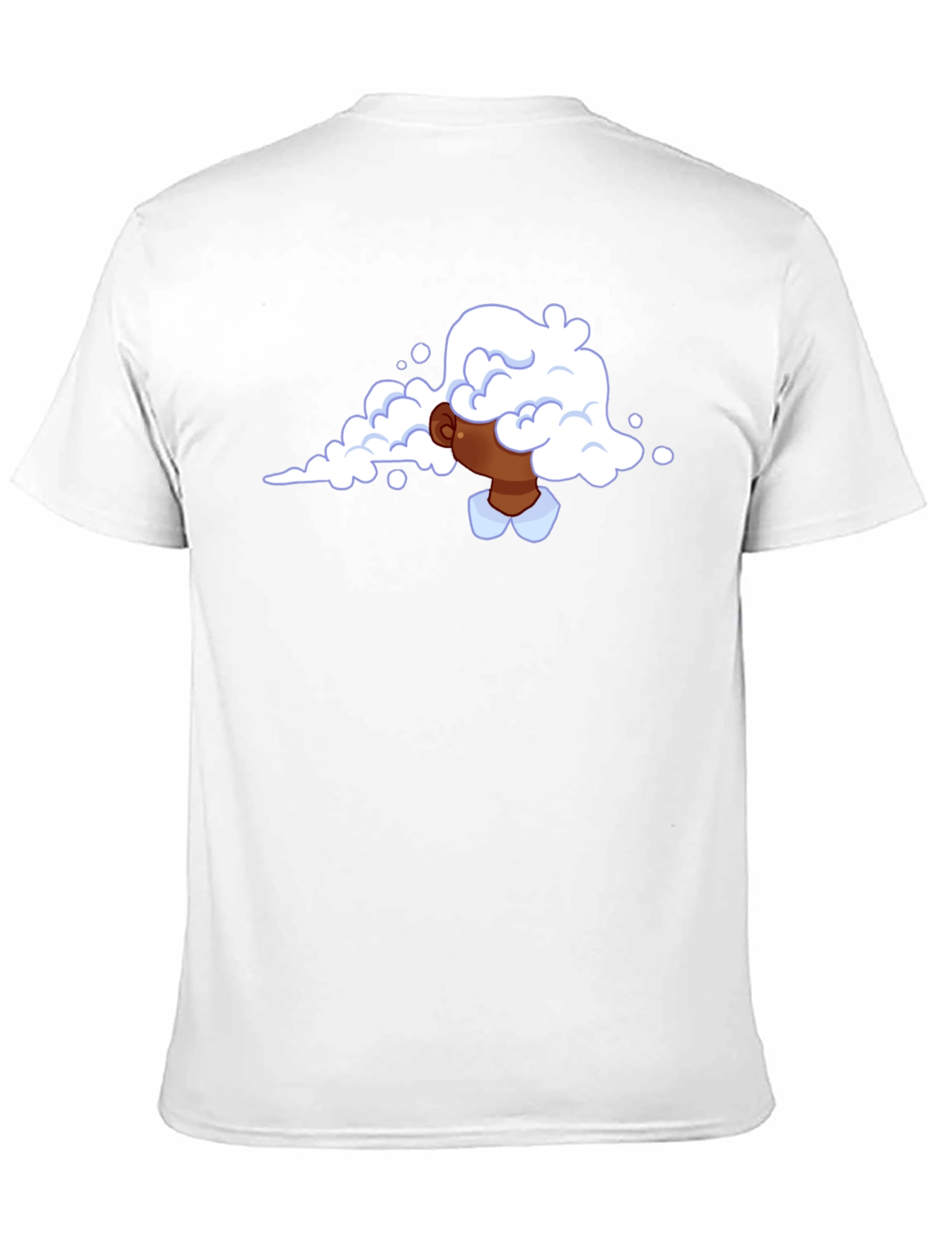 Cloud Head Graphic Tee - Trendy Black T-Shirt