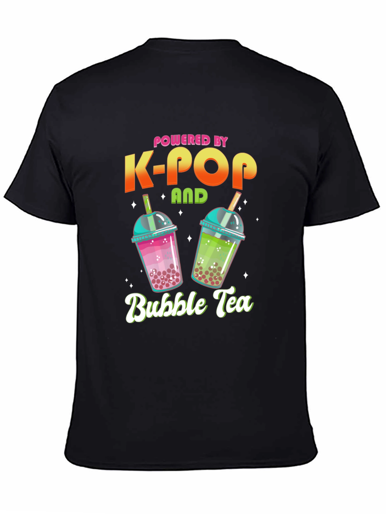 Powered by K-Pop and Bubble Tea T-Shirt