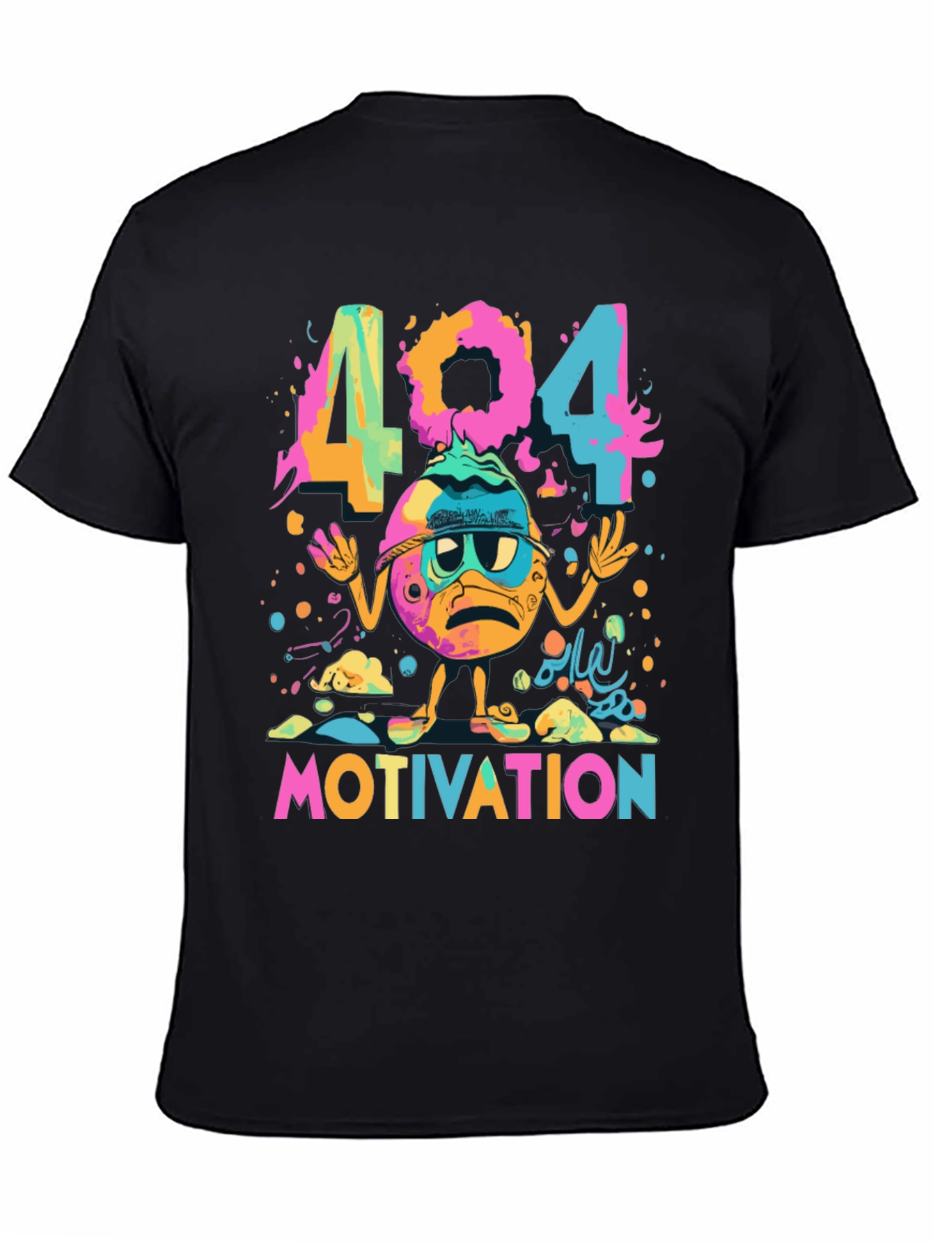 404 Motivation Funny Graphic Tee