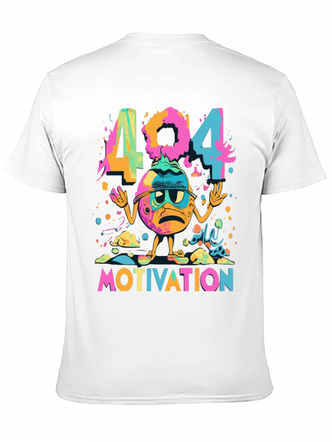 404 Motivation Funny Graphic Tee