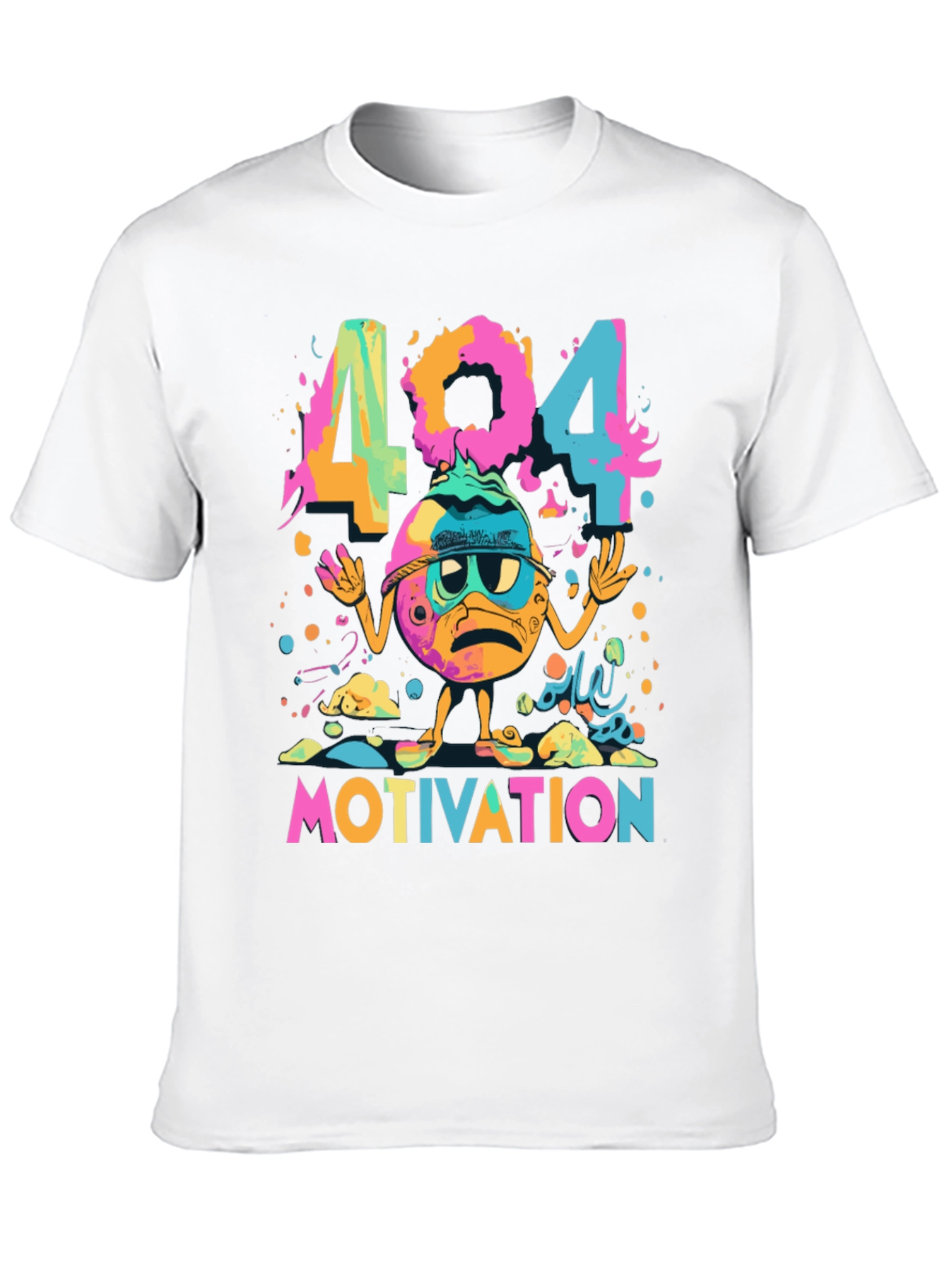 404 Motivation Funny Graphic Tee
