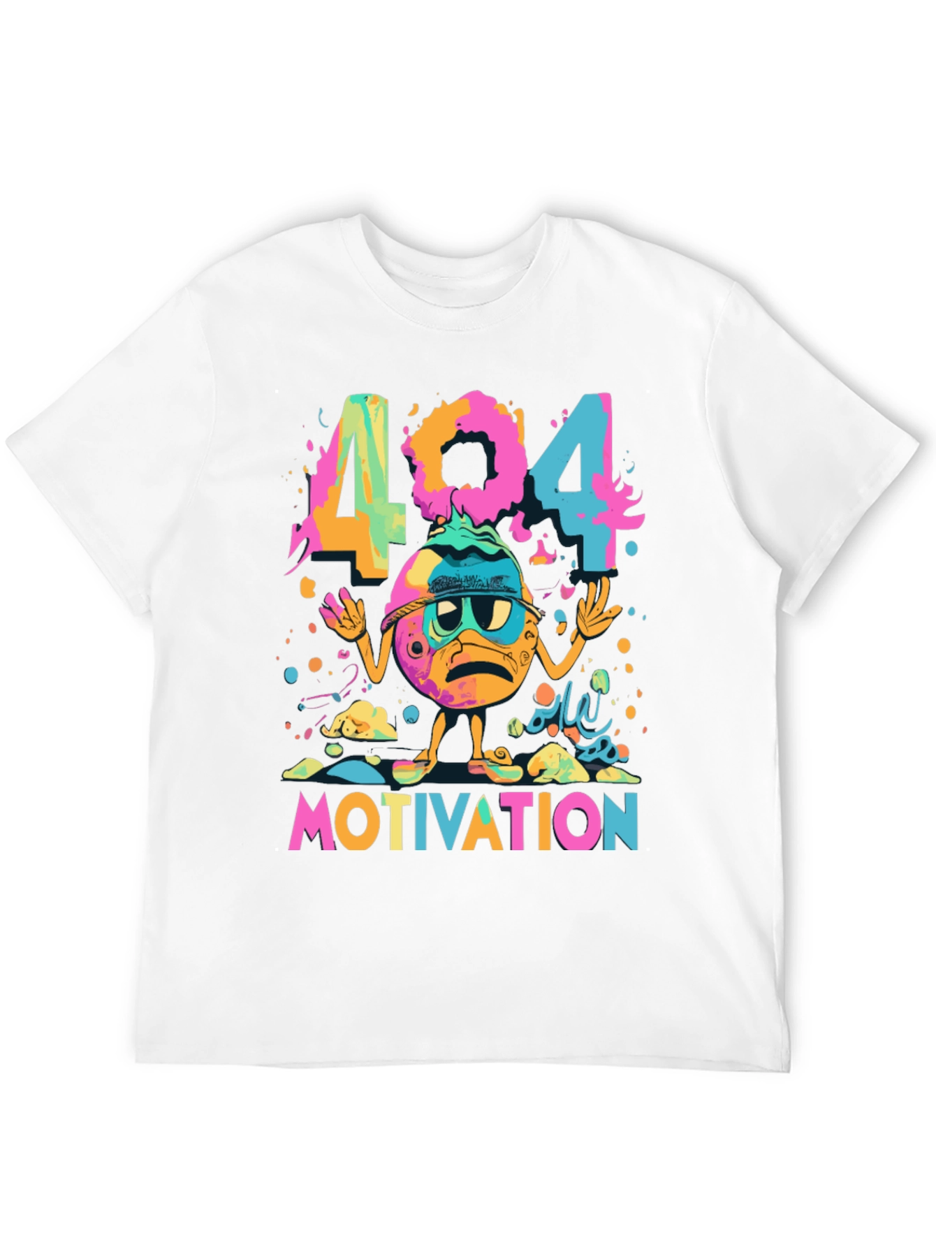 404 Motivation Funny Graphic Tee