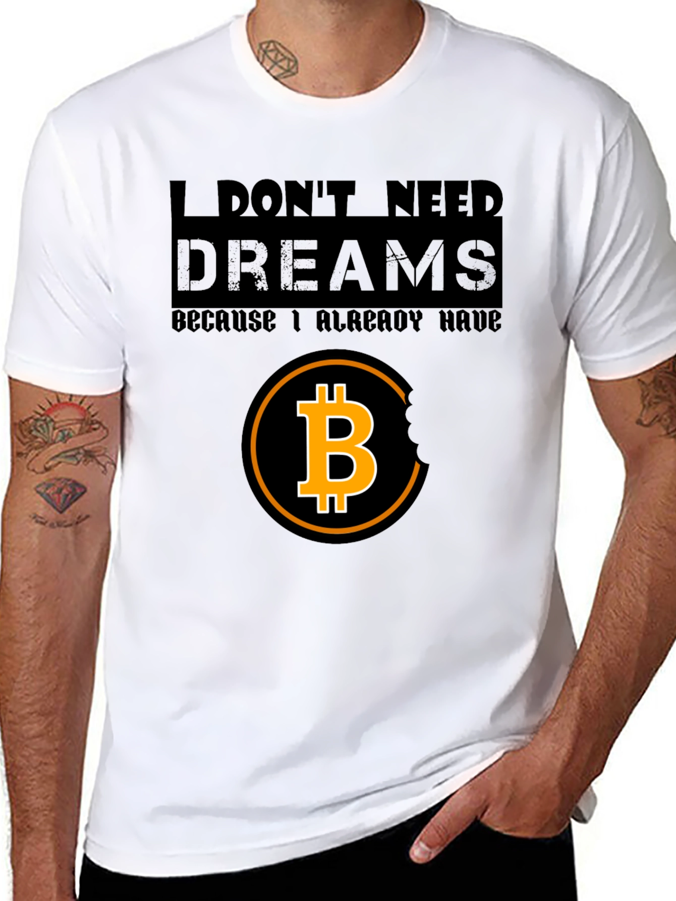 Bitcoin Dreams T-Shirt Crypto Currency Tee