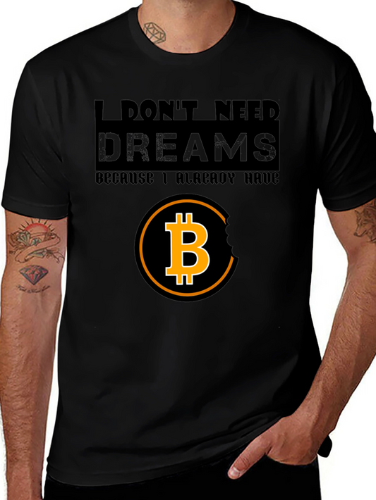Bitcoin Dreams T-Shirt Crypto Currency Tee
