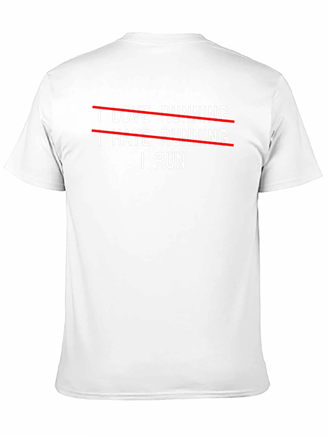 I Run T-Shirt - Funny Running Motivation Tee