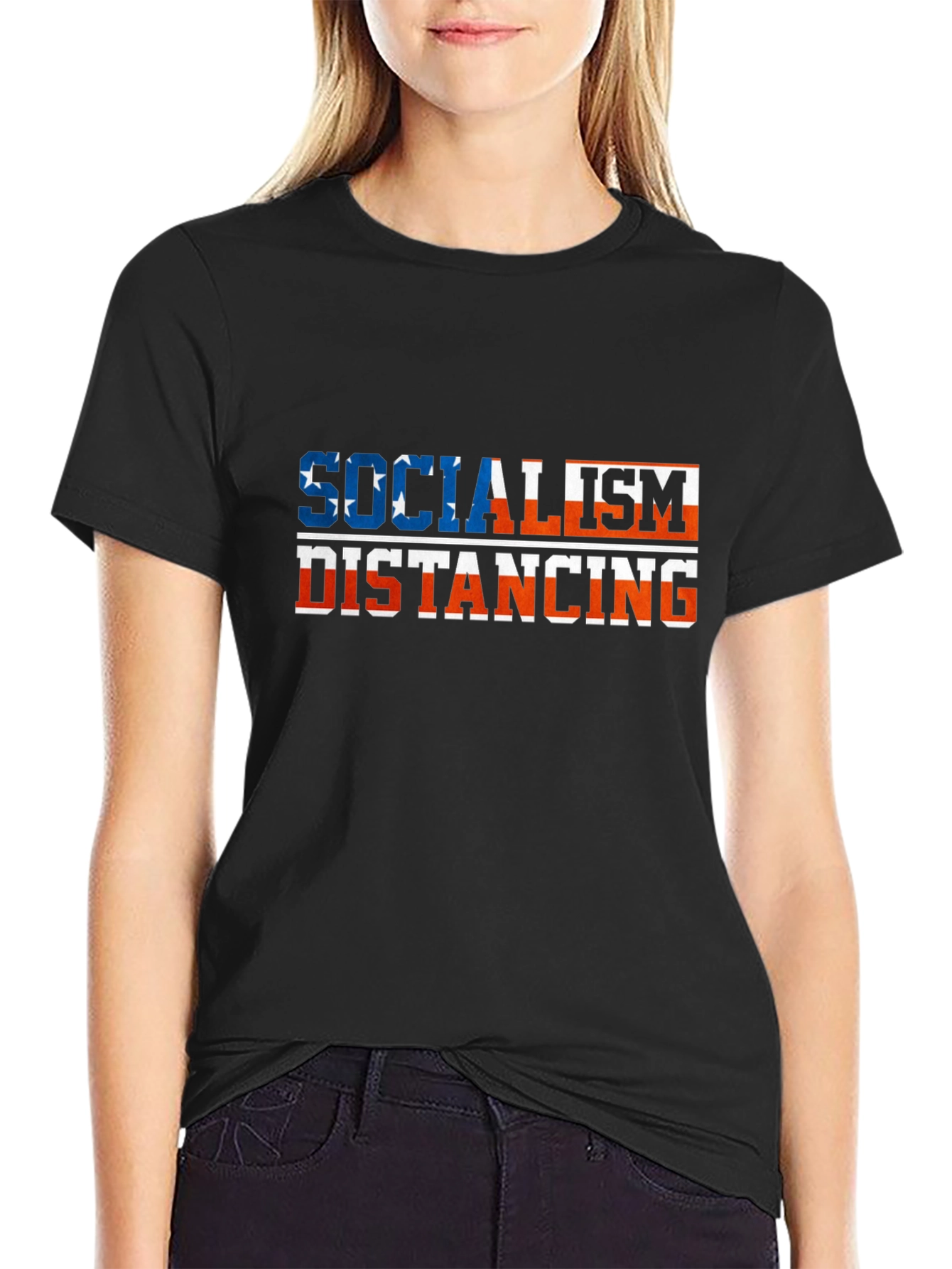 Socialism Distancing Graphic Tee
