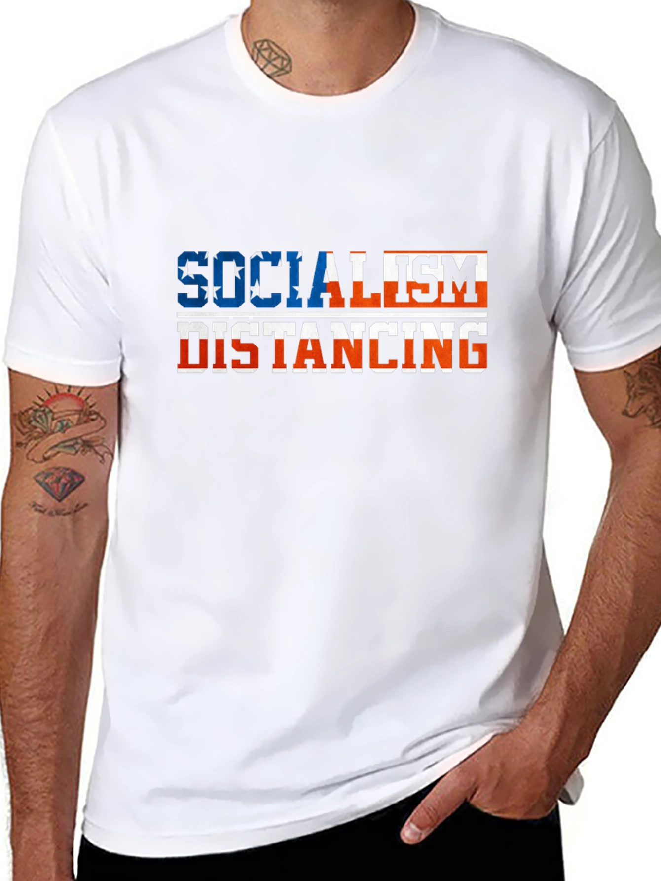 Socialism Distancing Graphic Tee