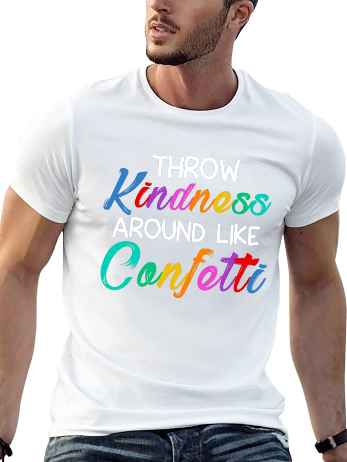 Kindness Confetti Graphic Tee - Spread Joy!