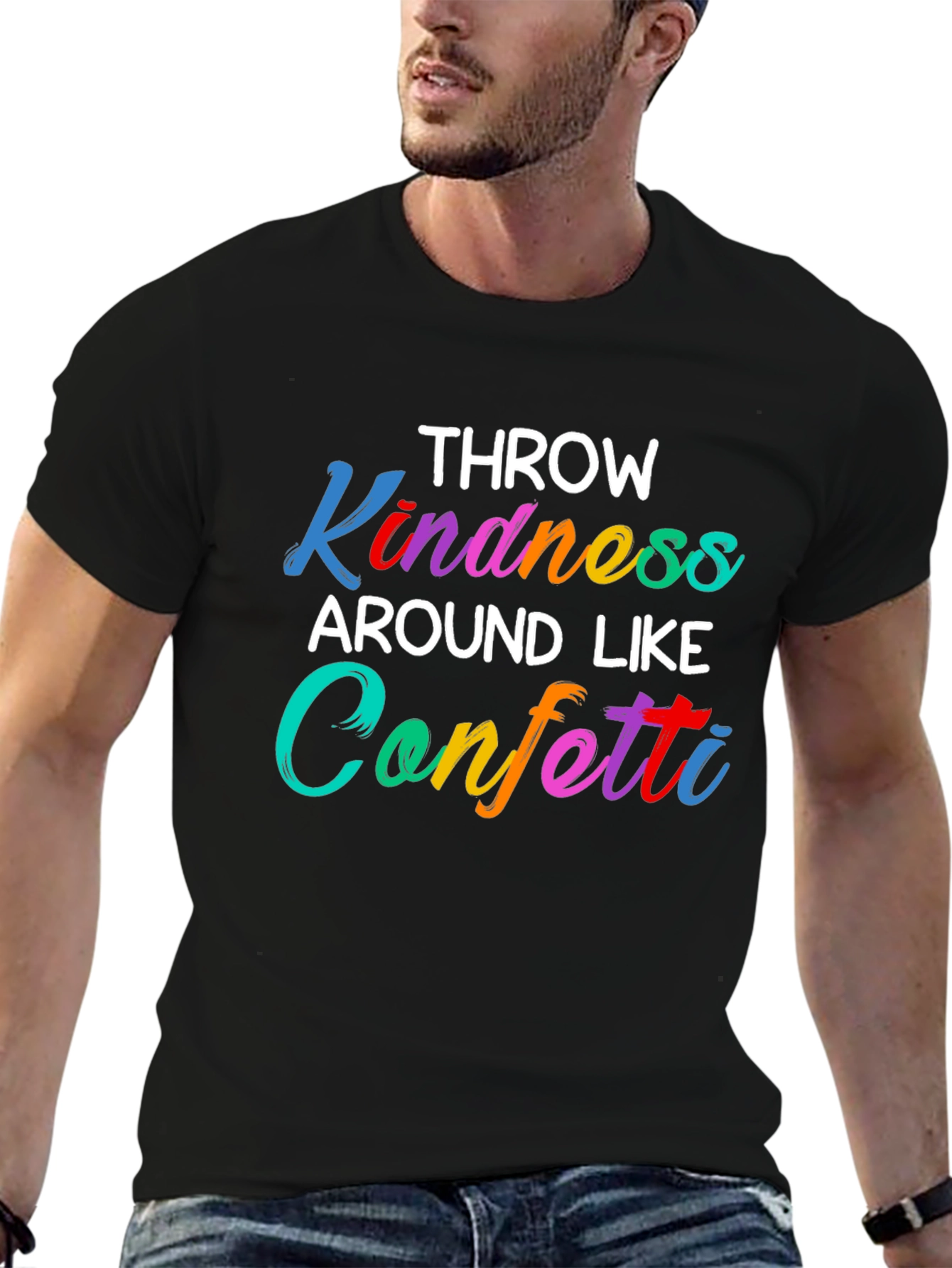 Kindness Confetti Graphic Tee - Spread Joy!