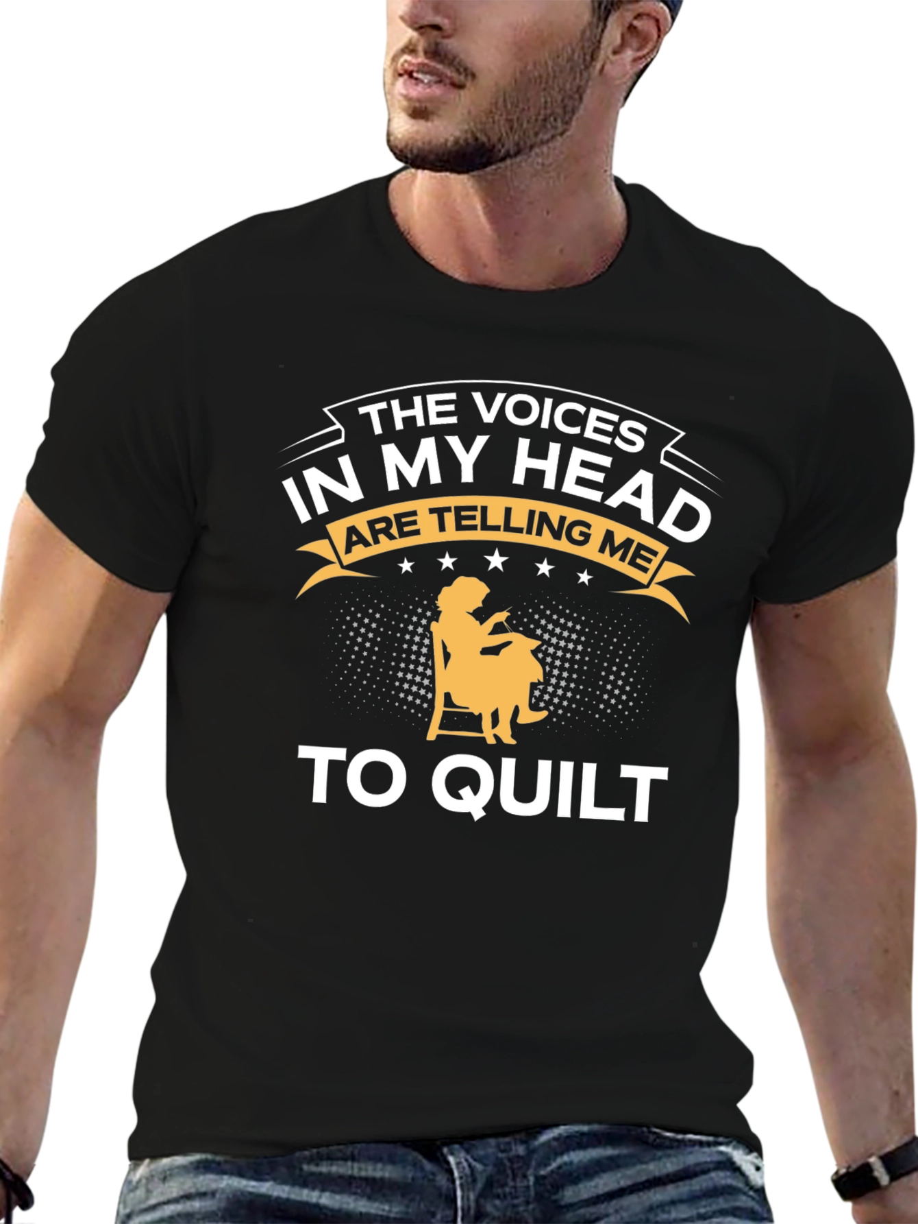 Quilting Voices T-Shirt - Funny Quilter Gift