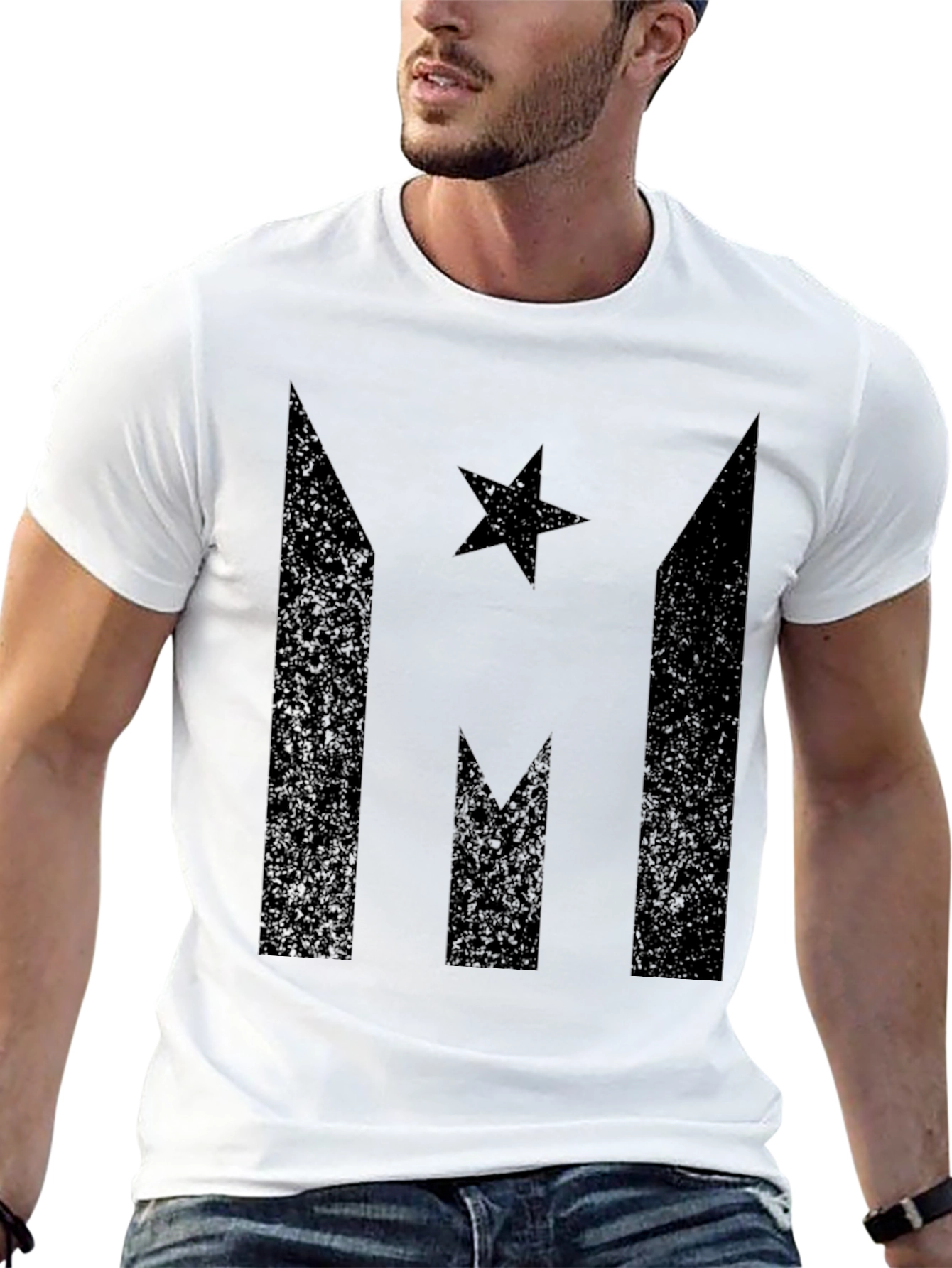 Distressed Puerto Rico Flag Graphic Tee