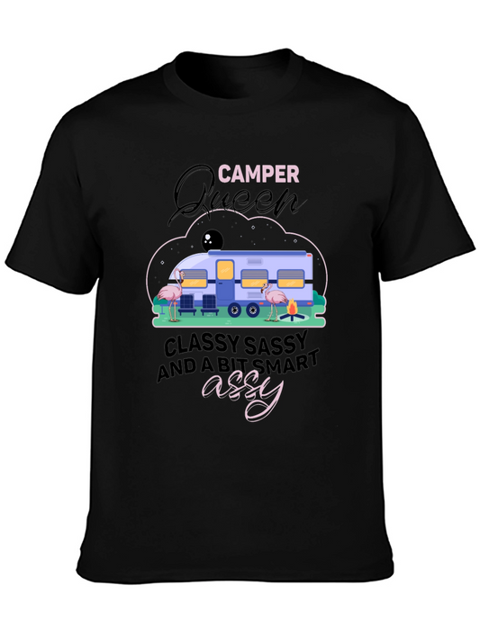 Camper Queen Graphic Tee: Classy Sassy & Smart Assy