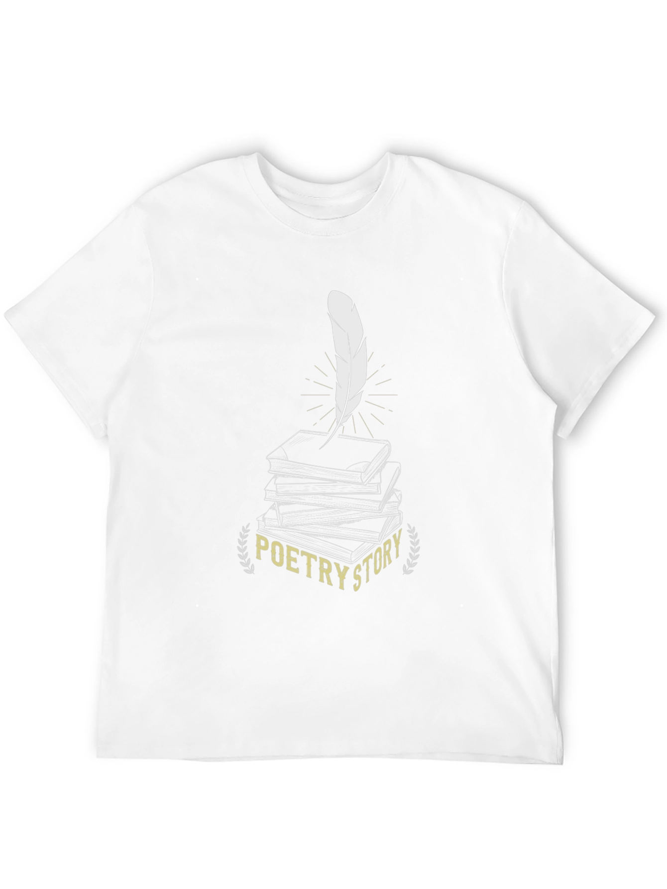 Poetry Story Black Graphic Tee