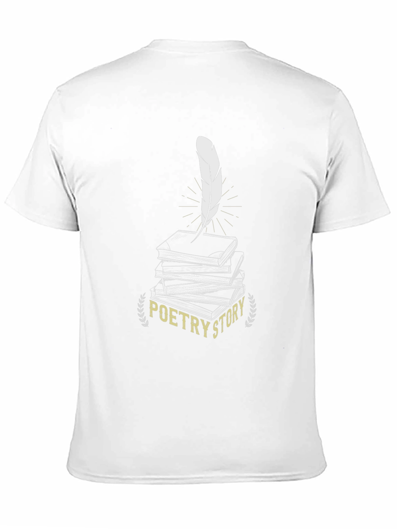 Poetry Story Black Graphic Tee