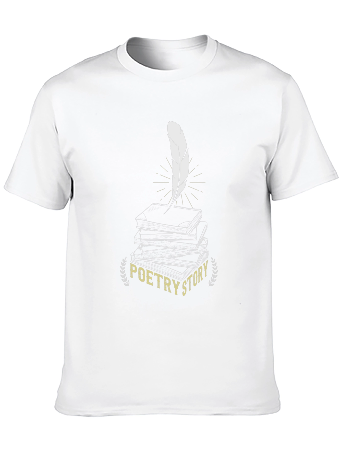 Poetry Story Black Graphic Tee