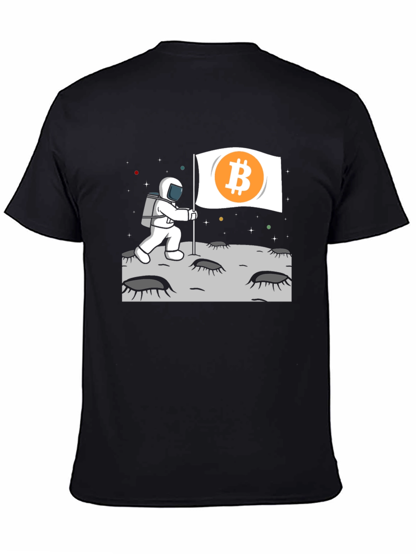 Bitcoin Astronaut Graphic T-Shirt - Crypto To The Moon!