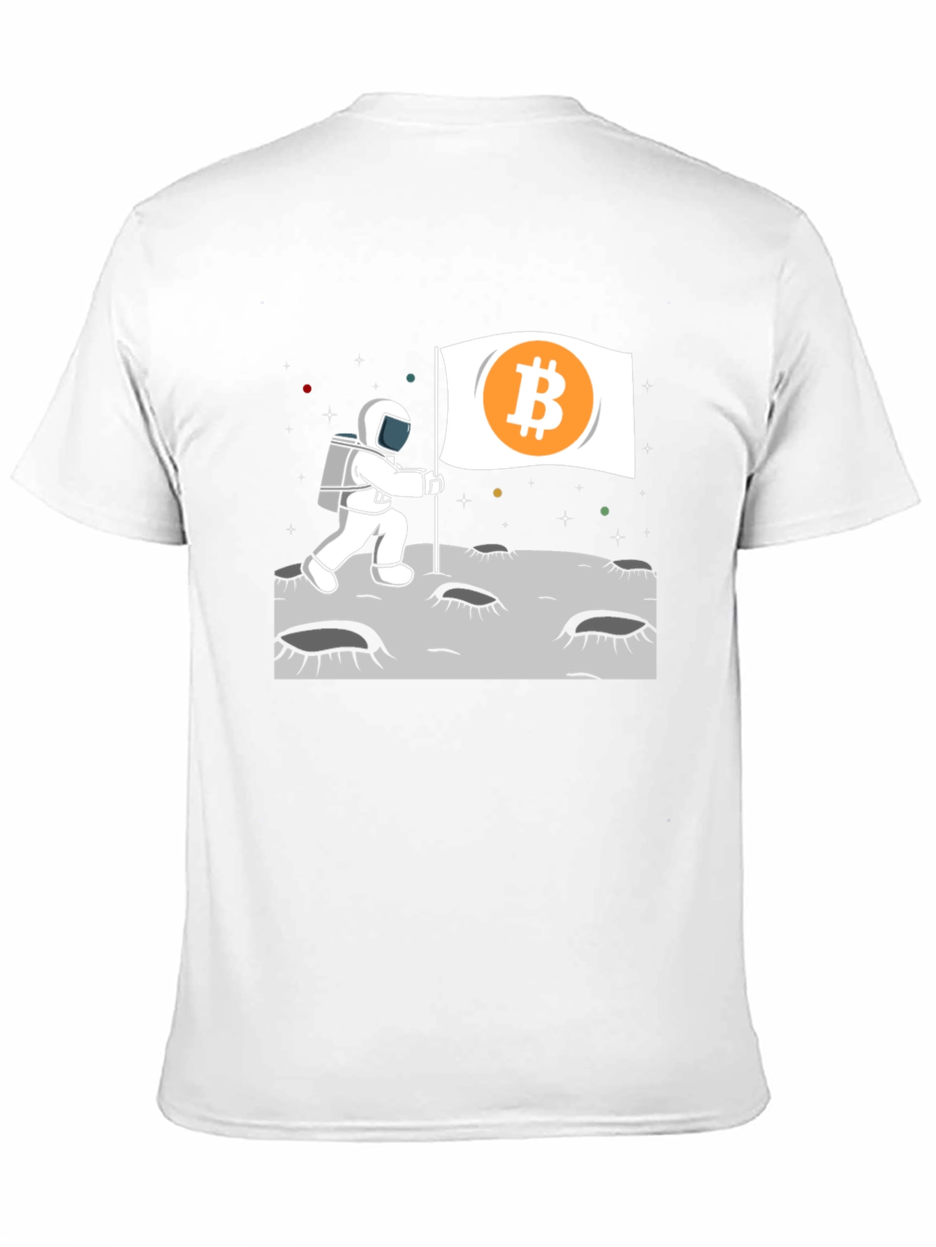 Bitcoin Astronaut Graphic T-Shirt - Crypto To The Moon!