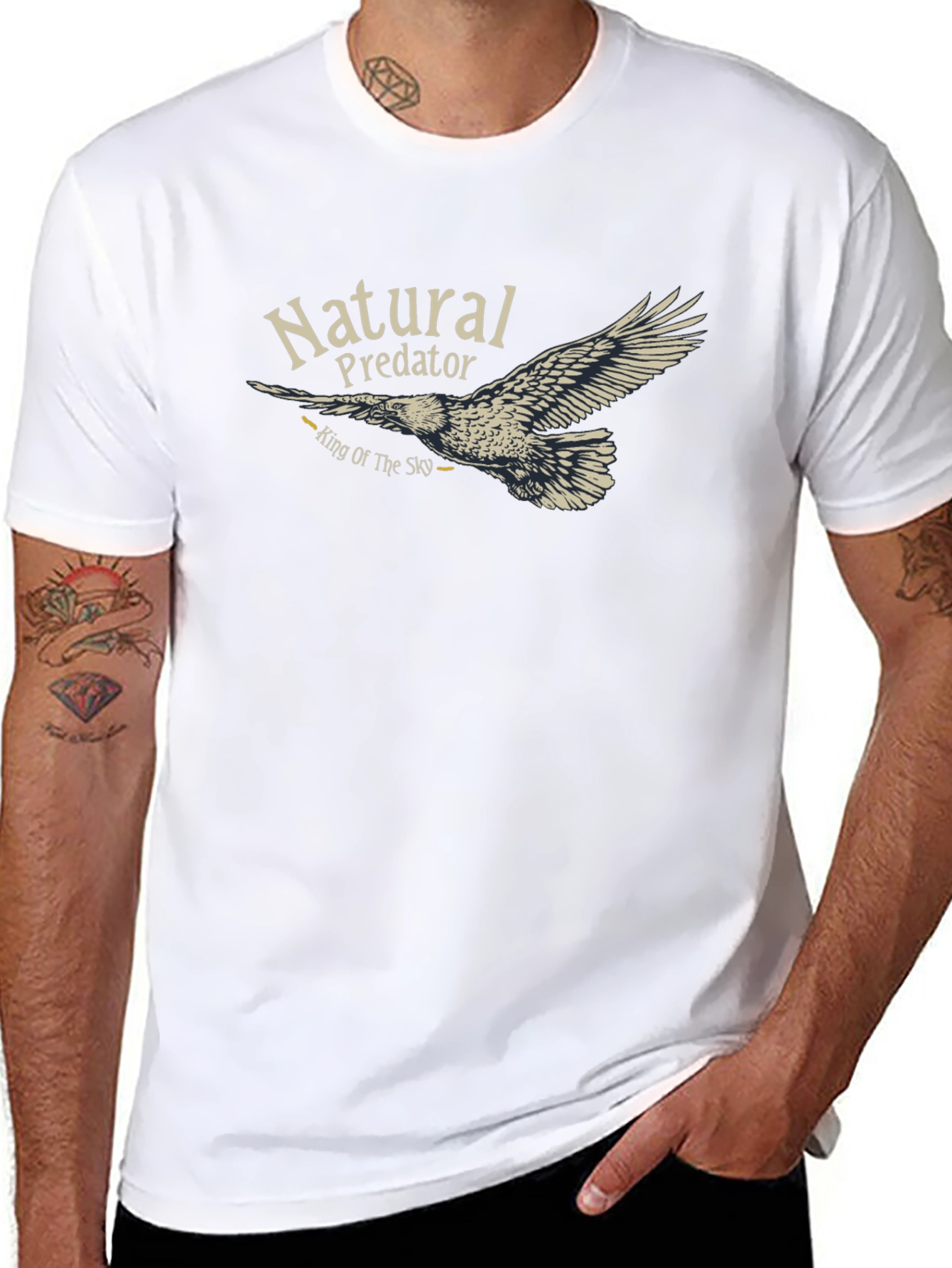Natural Predator Eagle Graphic T-Shirt