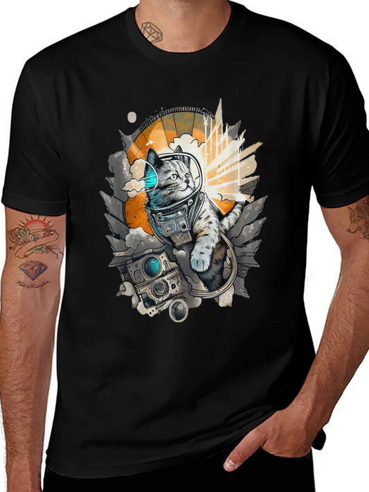 Cosmic Cat T-Shirt - Space Adventure!