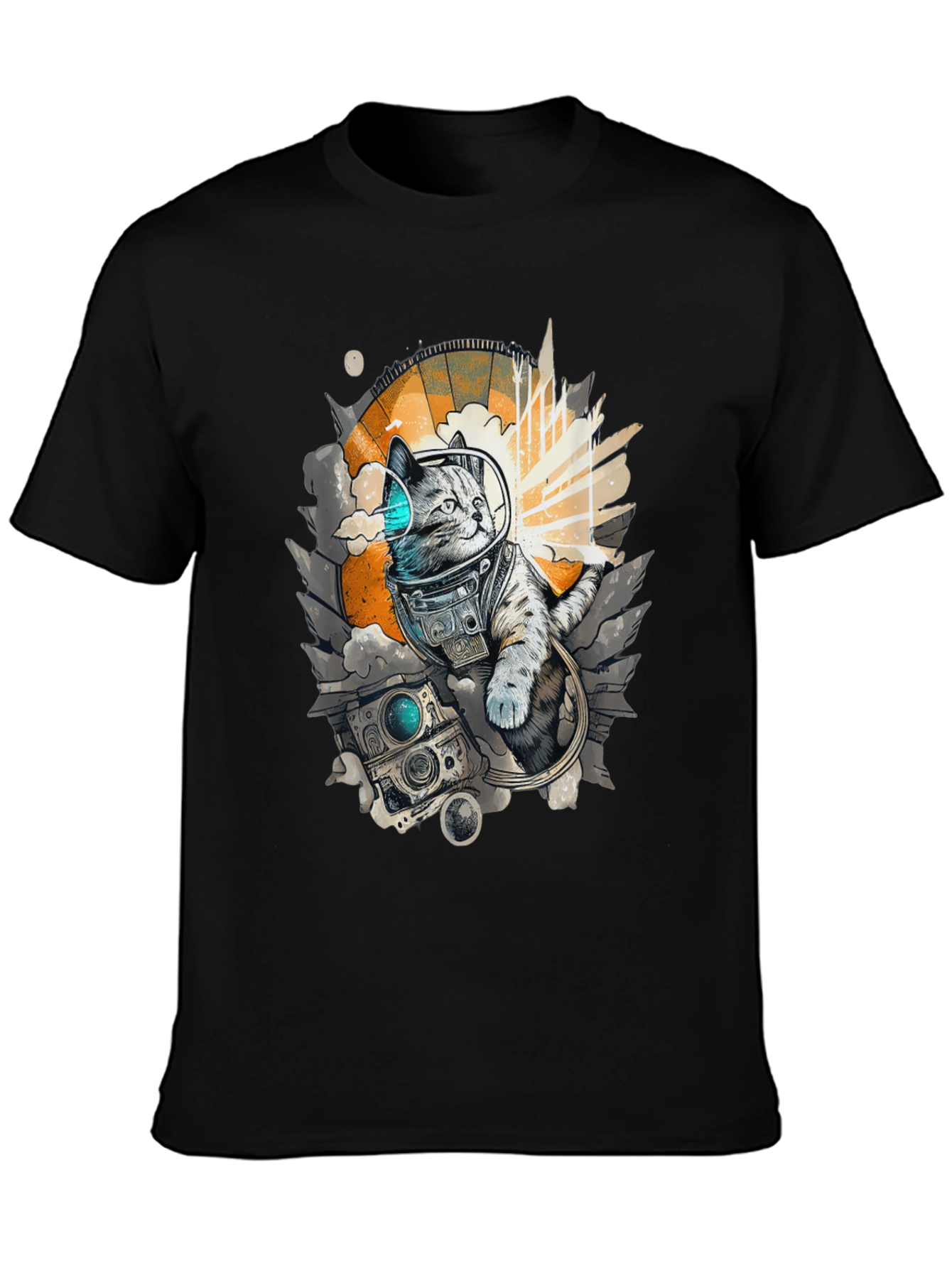 Cosmic Cat T-Shirt - Space Adventure!