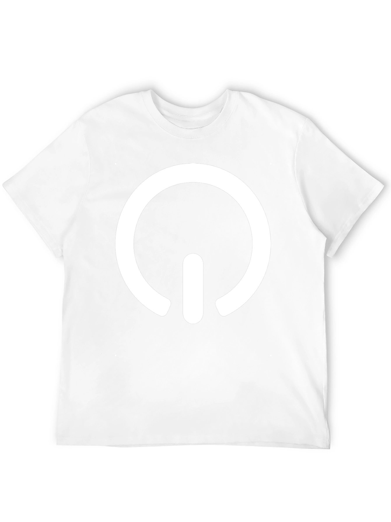 Power Symbol Graphic Tee - Modern Black T-Shirt