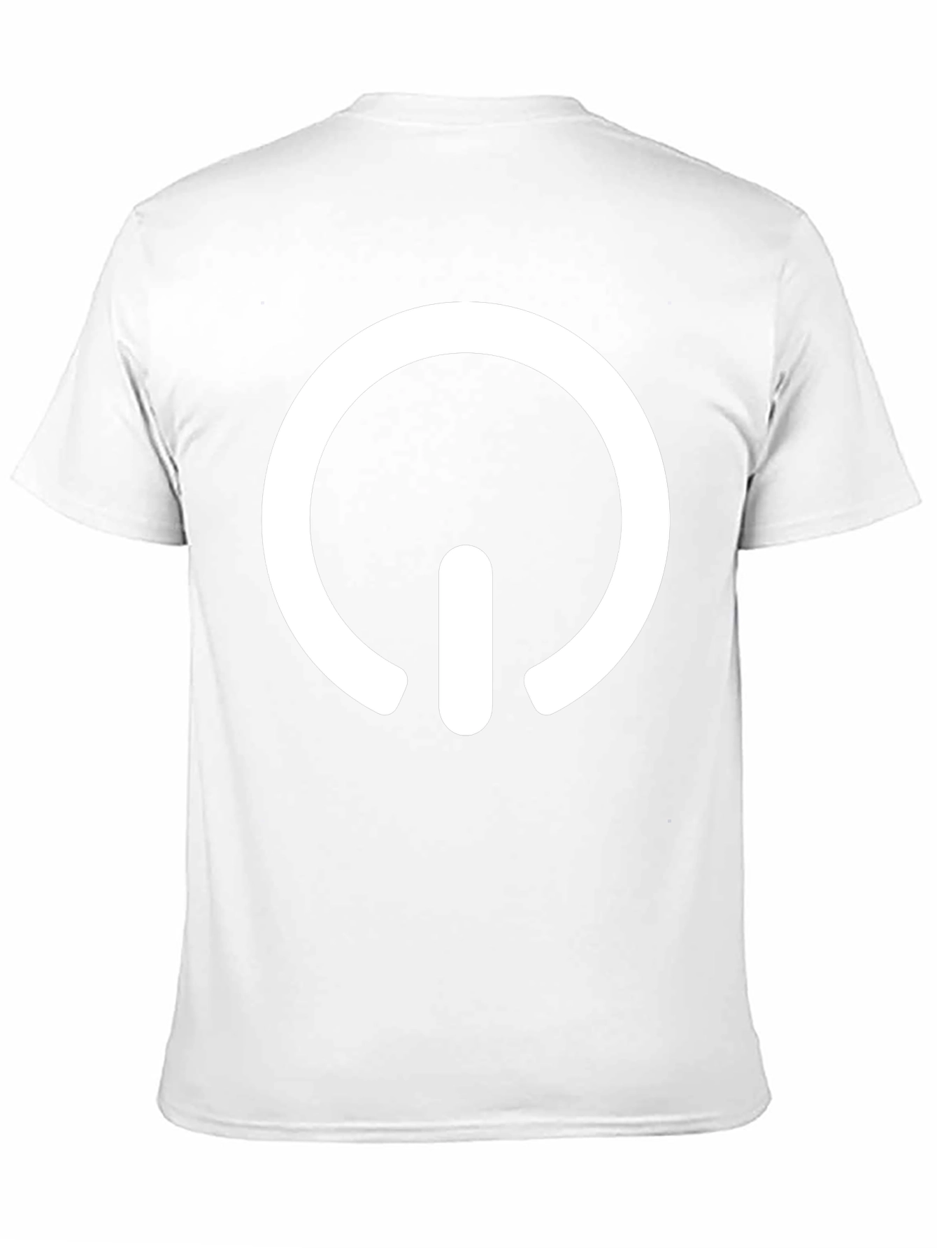 Power Symbol Graphic Tee - Modern Black T-Shirt