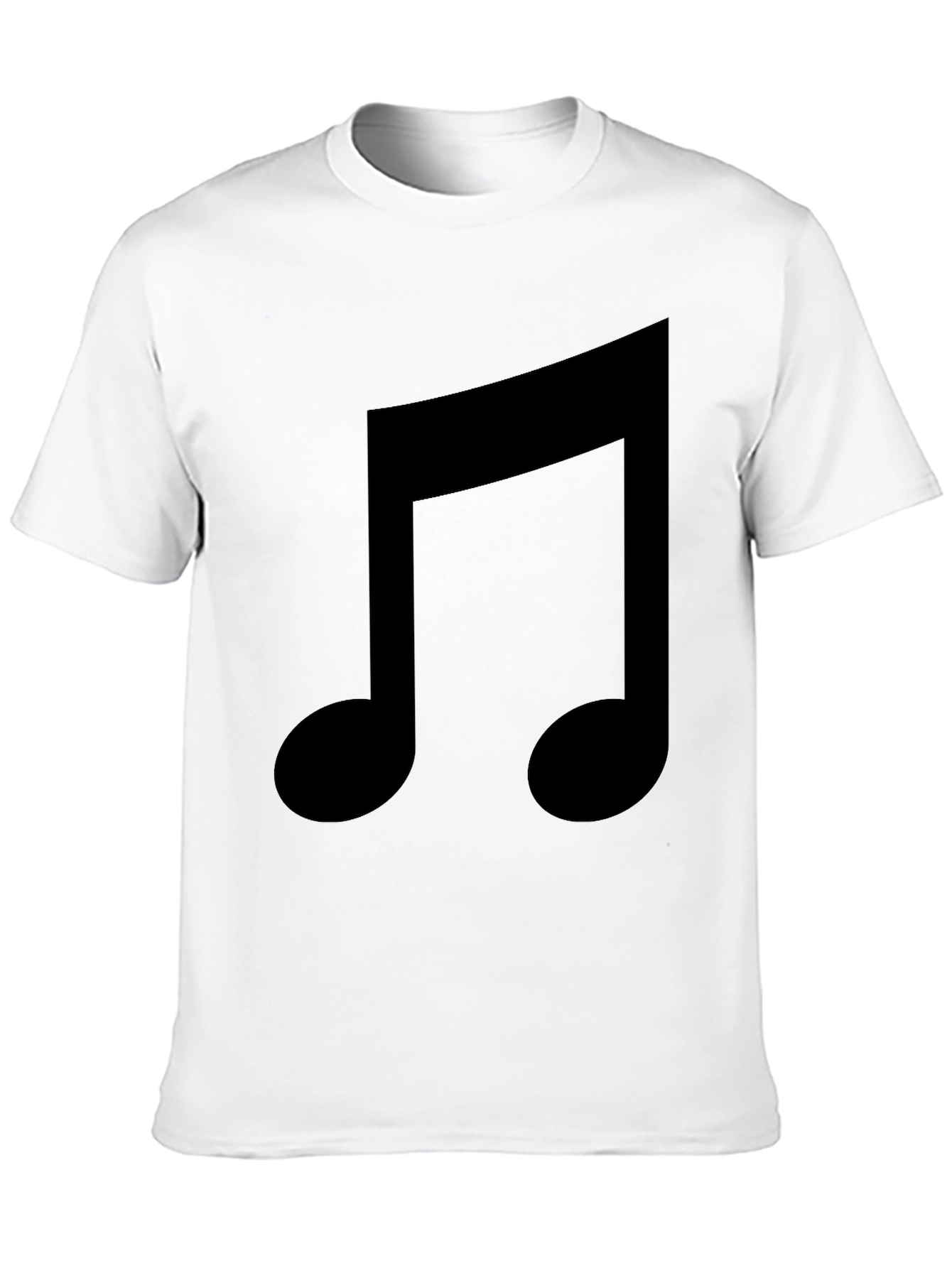 Music Note Black T-Shirt