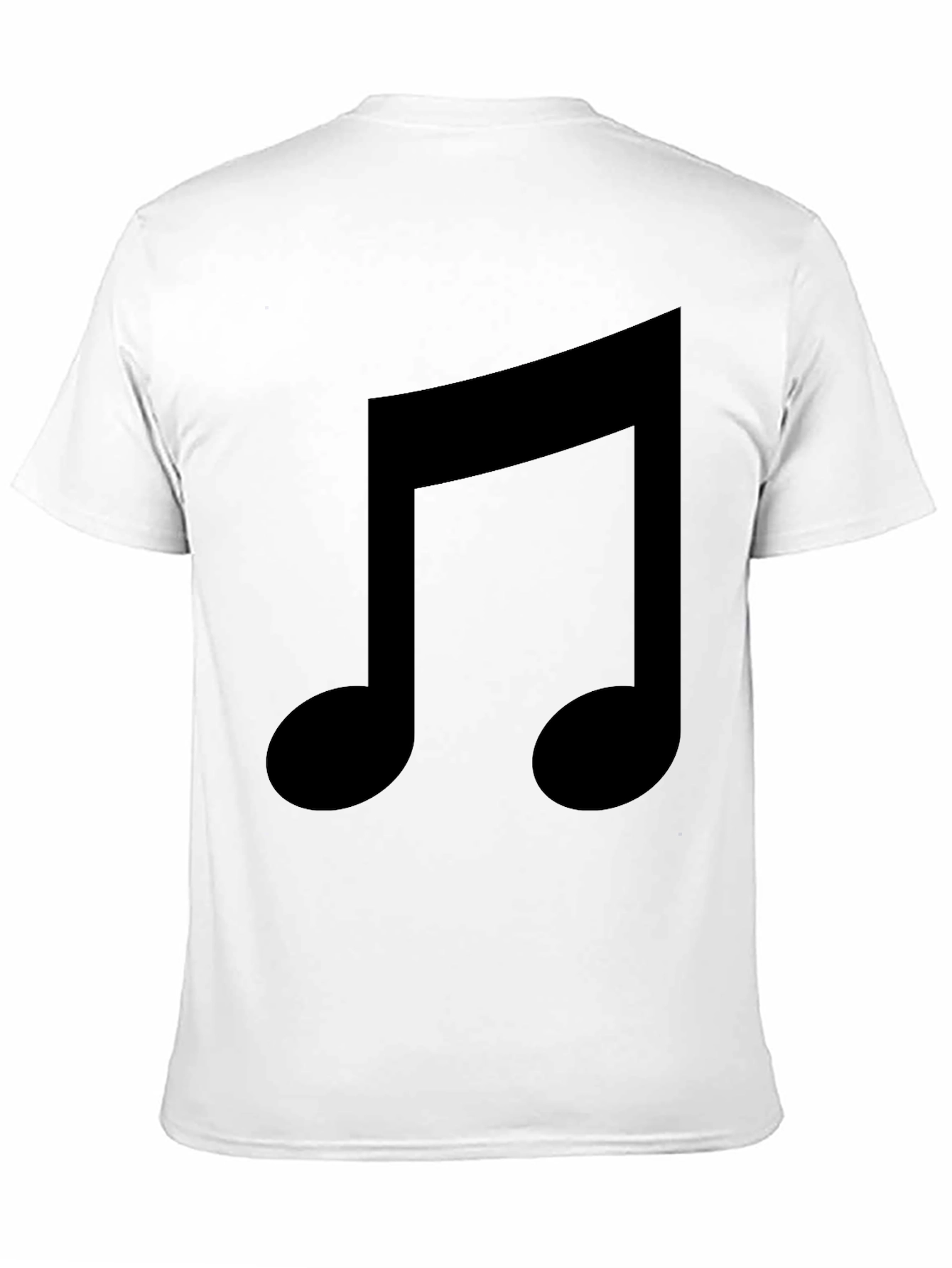 Music Note Black T-Shirt