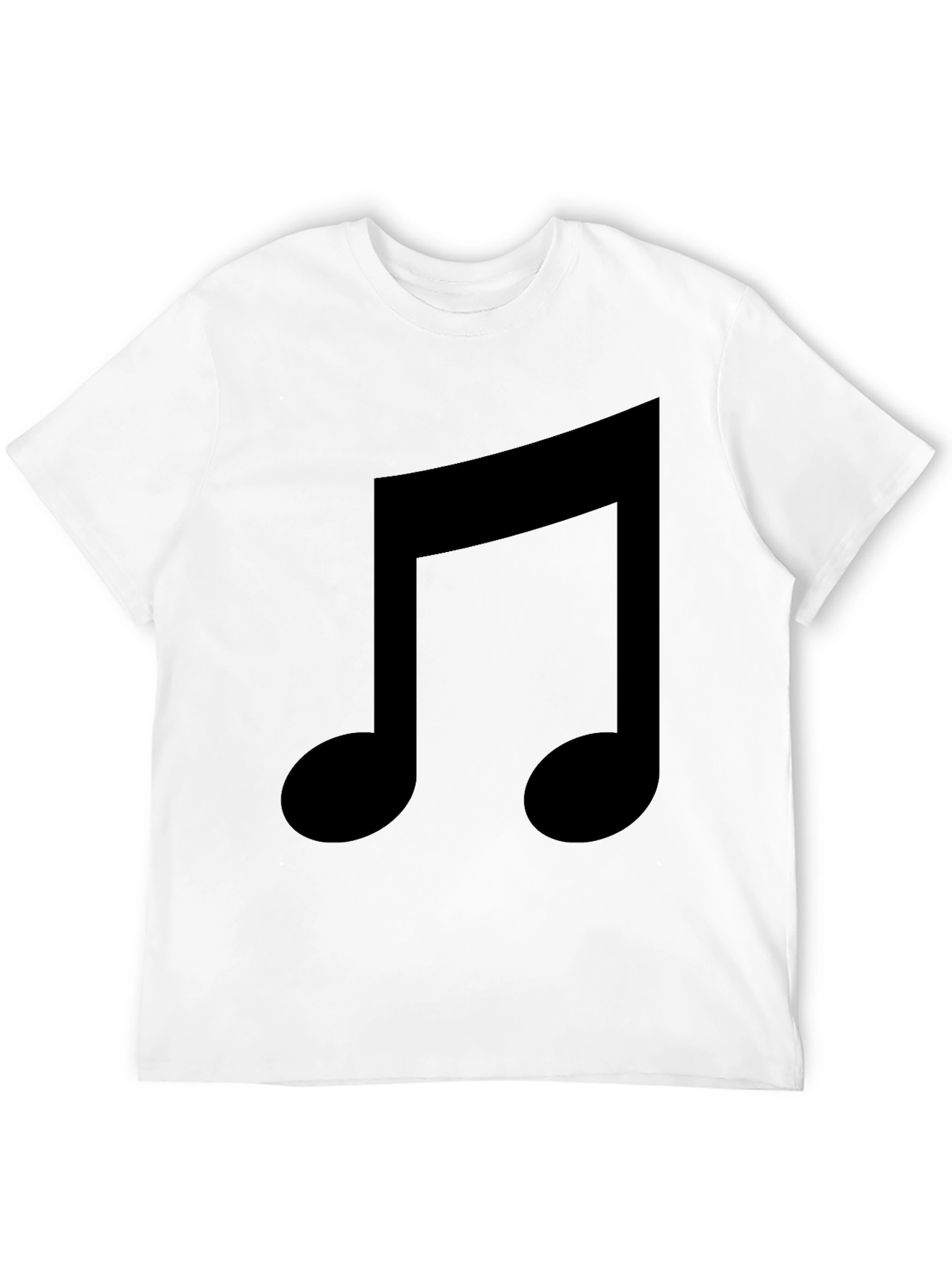 Music Note Black T-Shirt