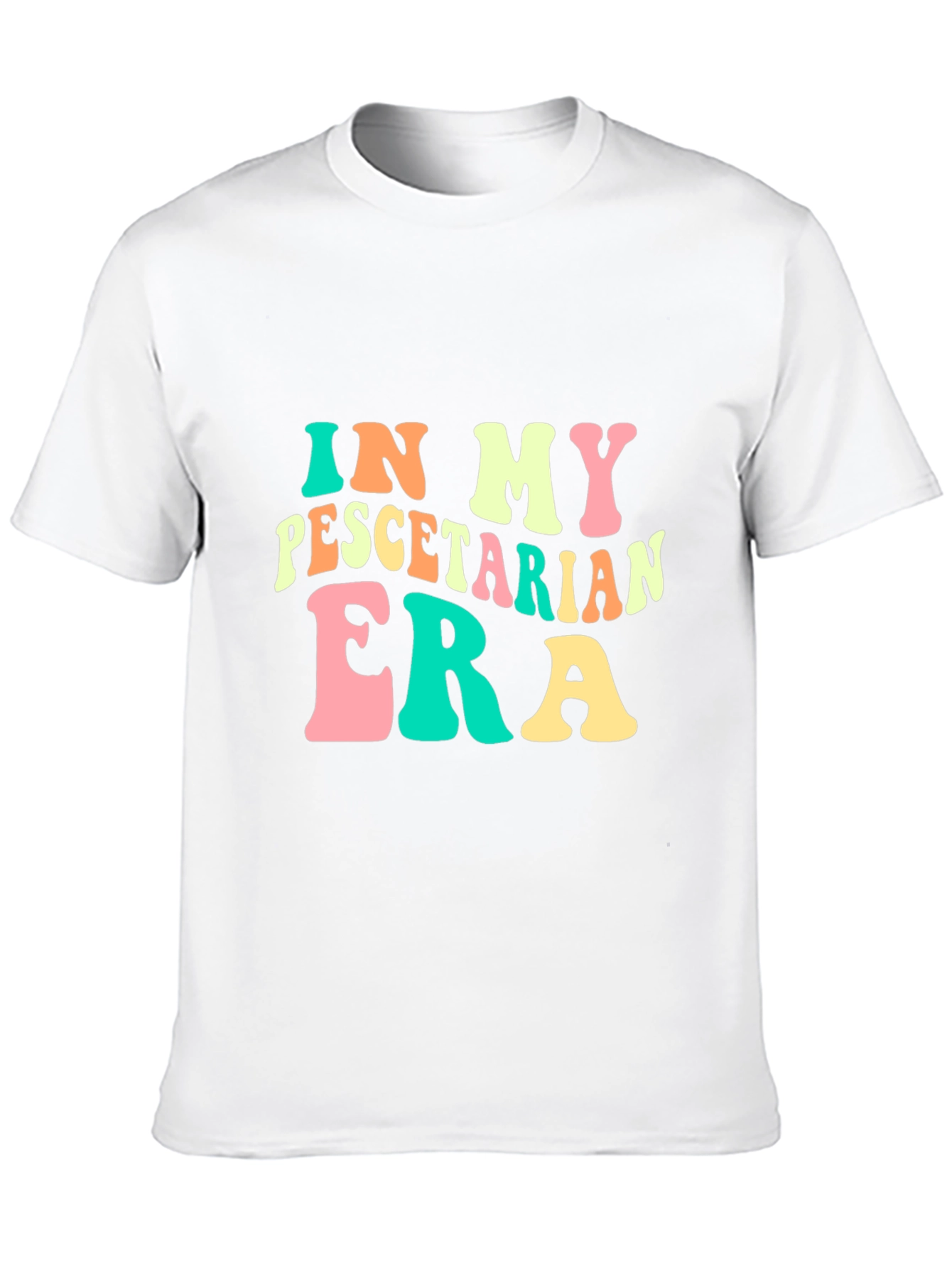 Pescatarian Era Black Graphic T-Shirt
