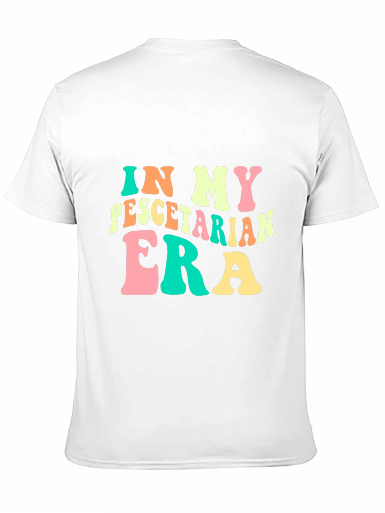 Pescatarian Era Black Graphic T-Shirt