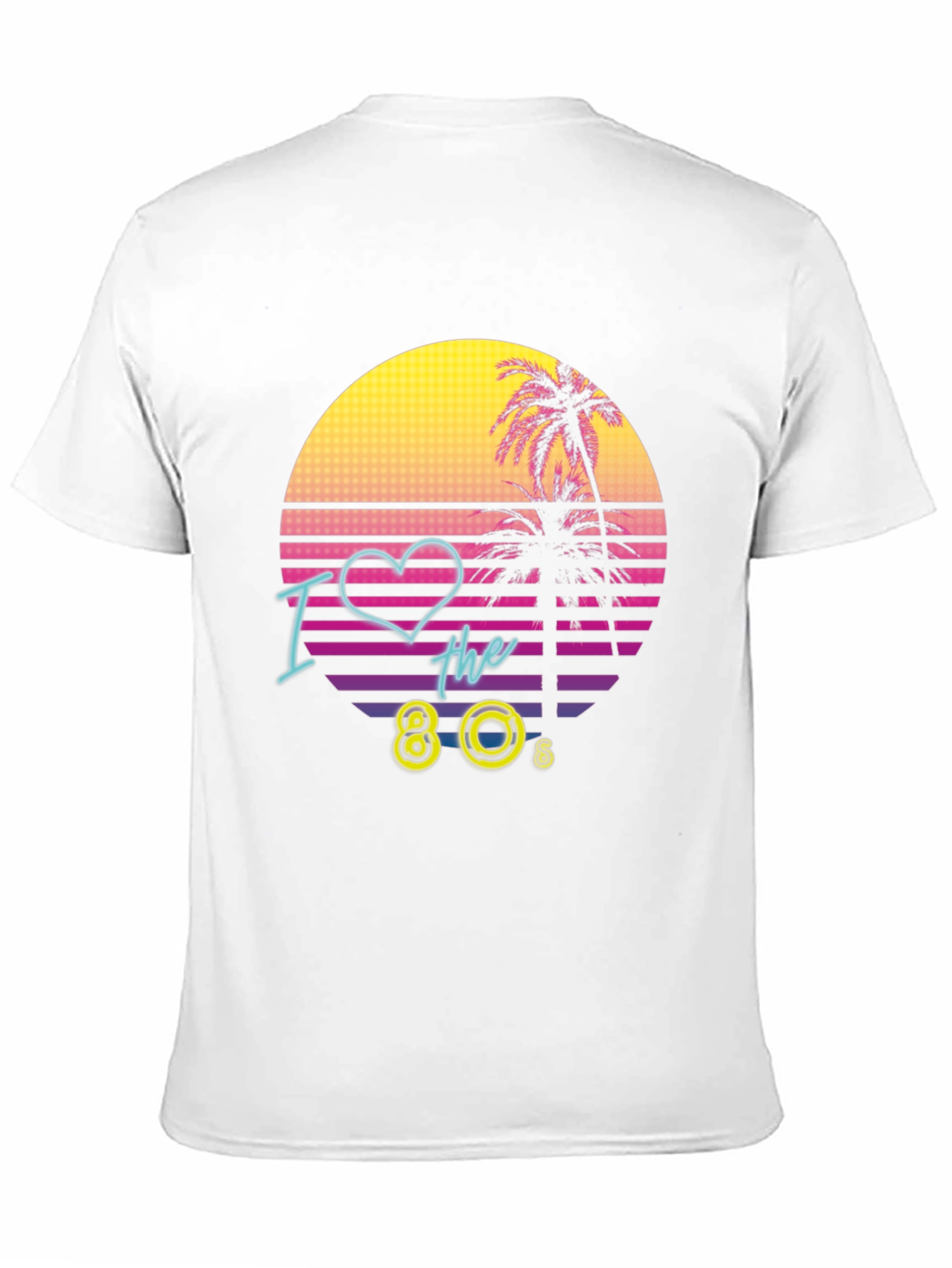 I Love the 80s Retro T-Shirt Black