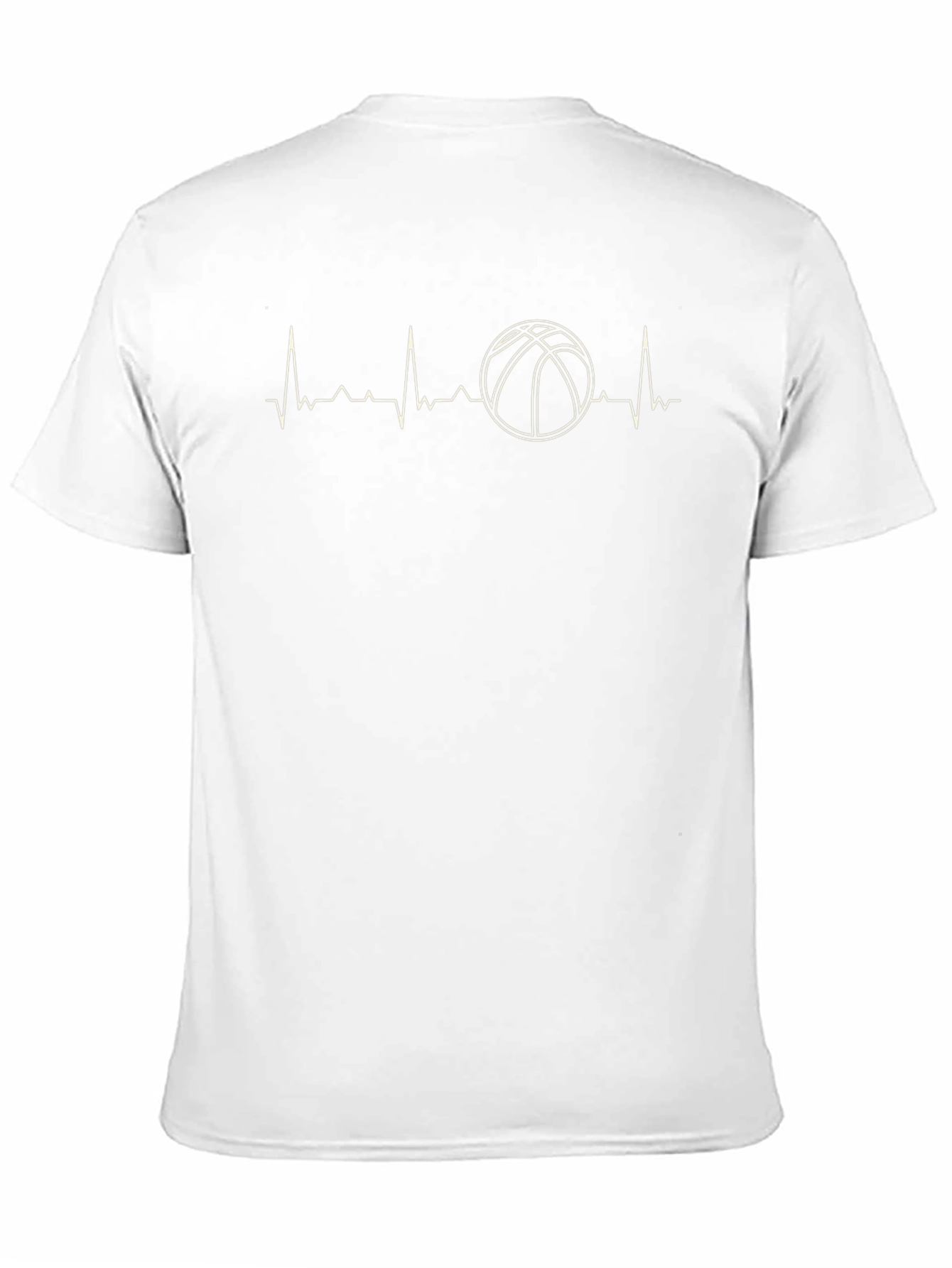 Basketball Heartbeat Graphic T-Shirt