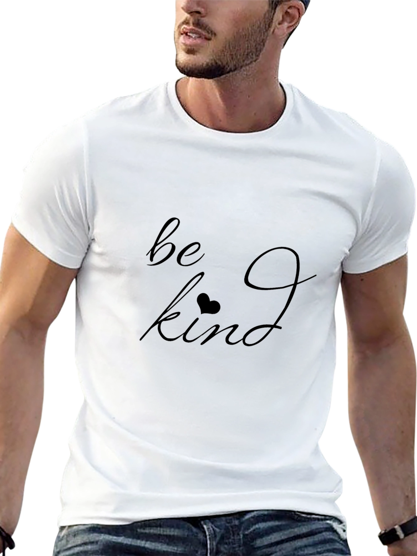Be Kind Graphic Tee - Black
