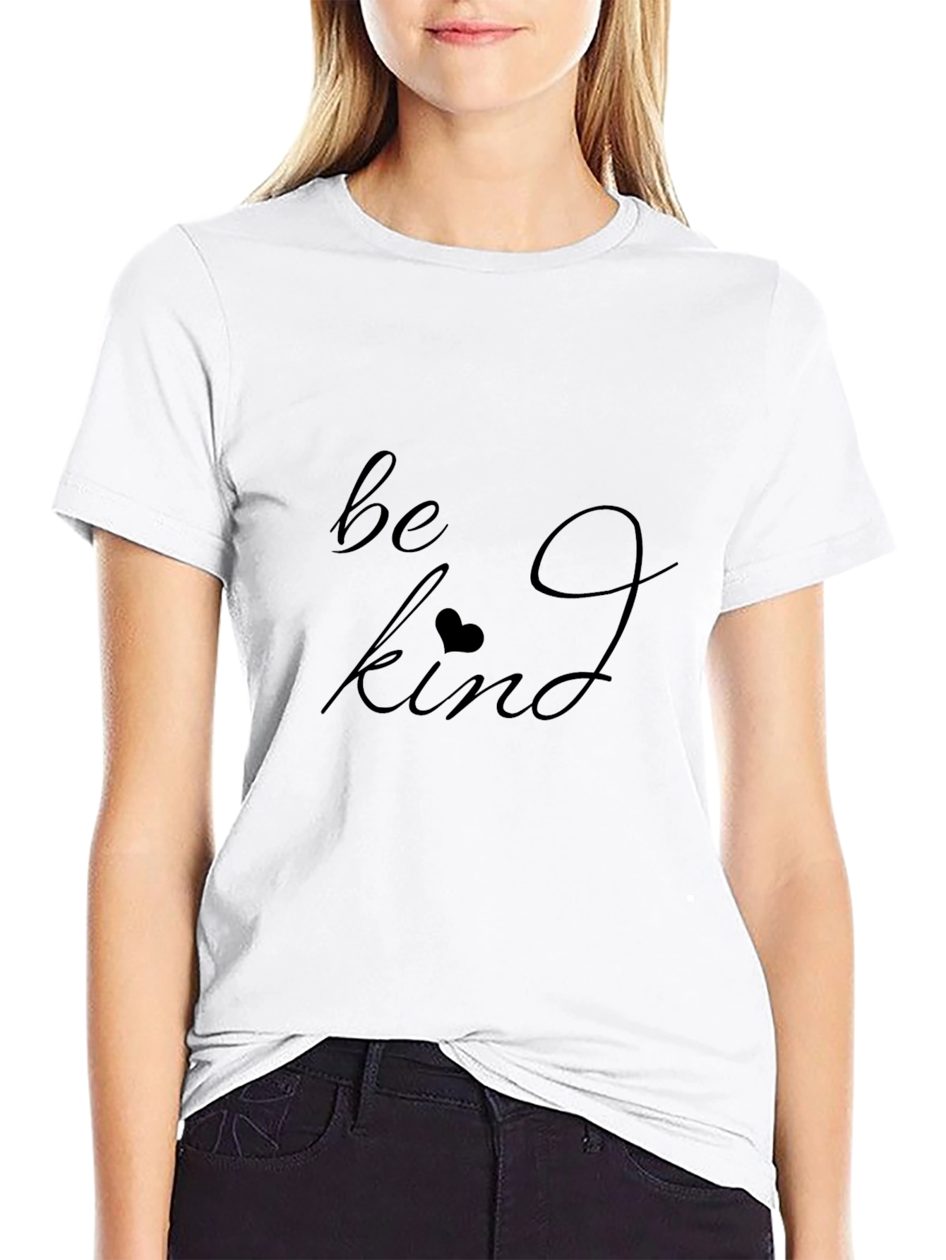 Be Kind Graphic Tee - Black