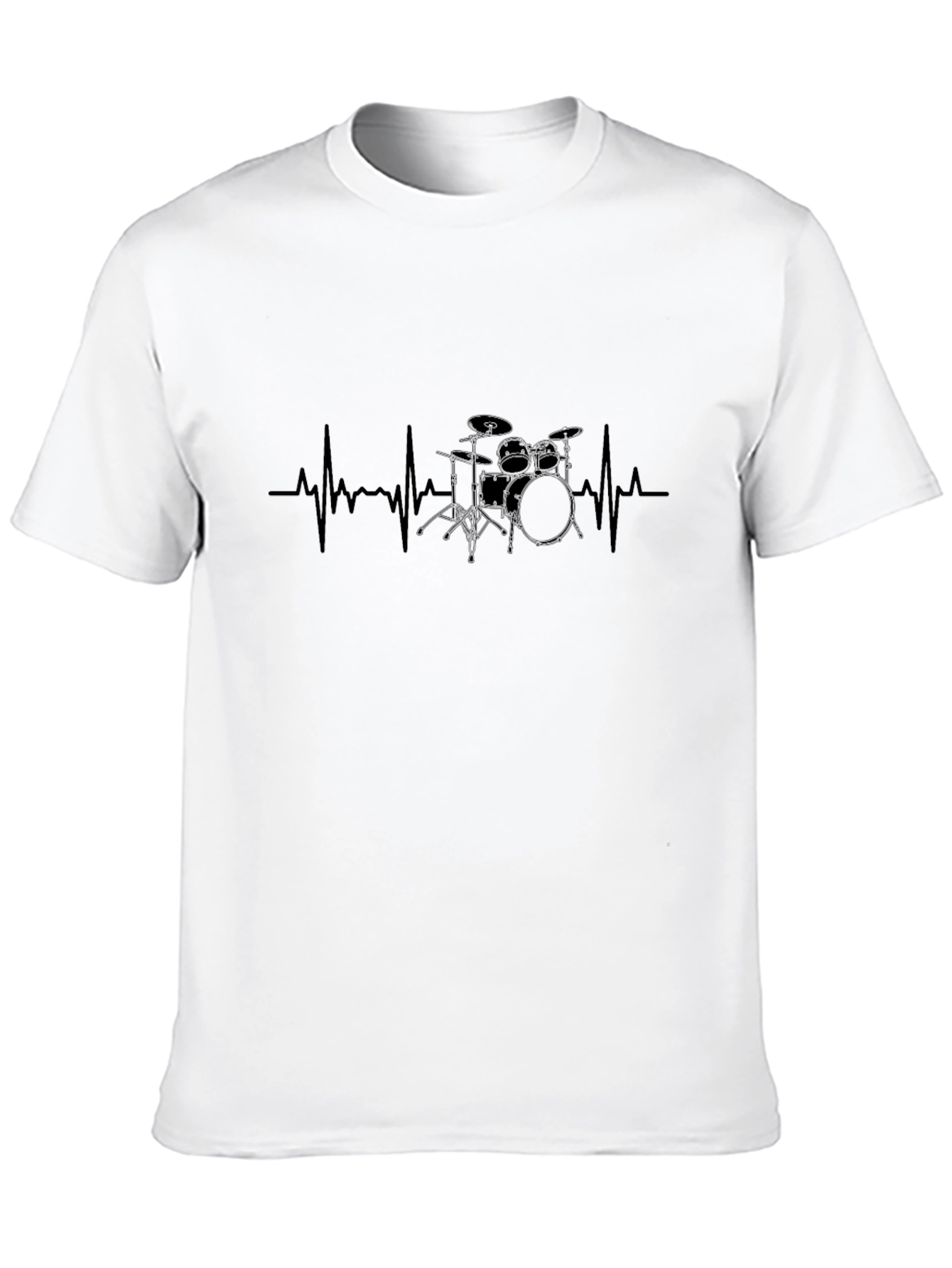 Drumbeat Heartbeat Black Tee