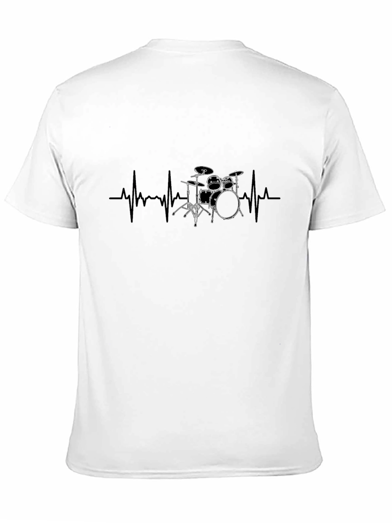 Drumbeat Heartbeat Black Tee