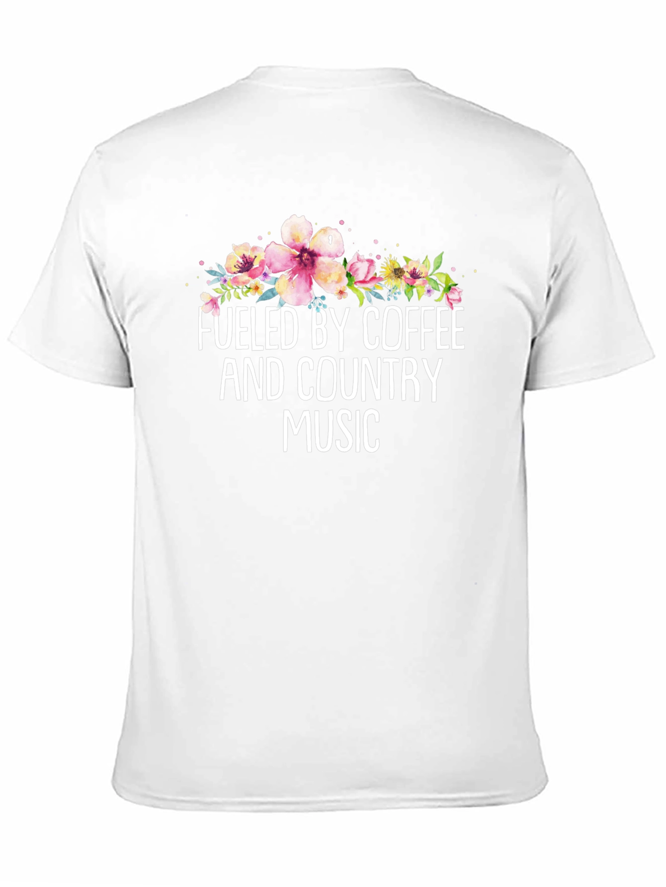 Fueled By Coffee & Country Music Graphic T-Shirt