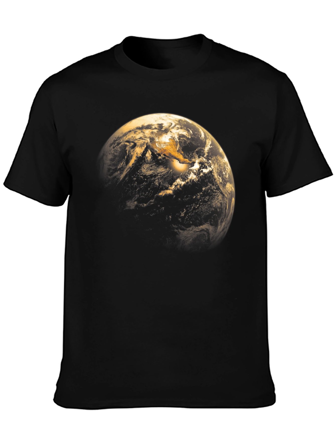 Earth Graphic T-Shirt - Black Unisex Tee