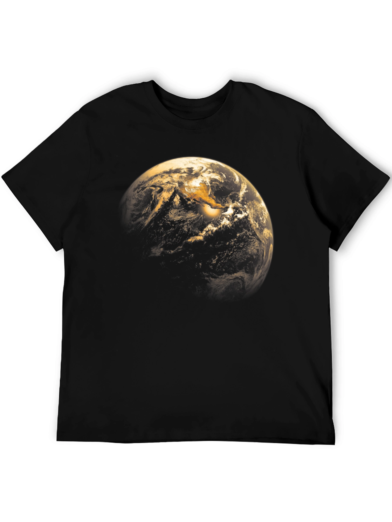 Earth Graphic T-Shirt - Black Unisex Tee