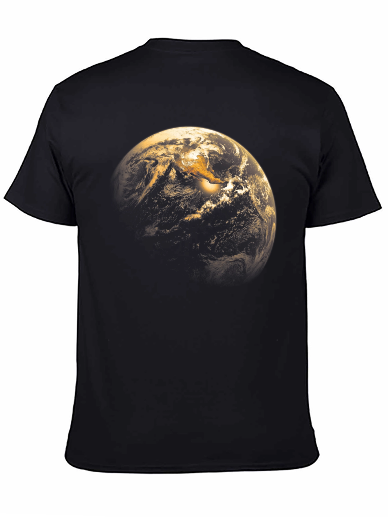 Earth Graphic T-Shirt - Black Unisex Tee