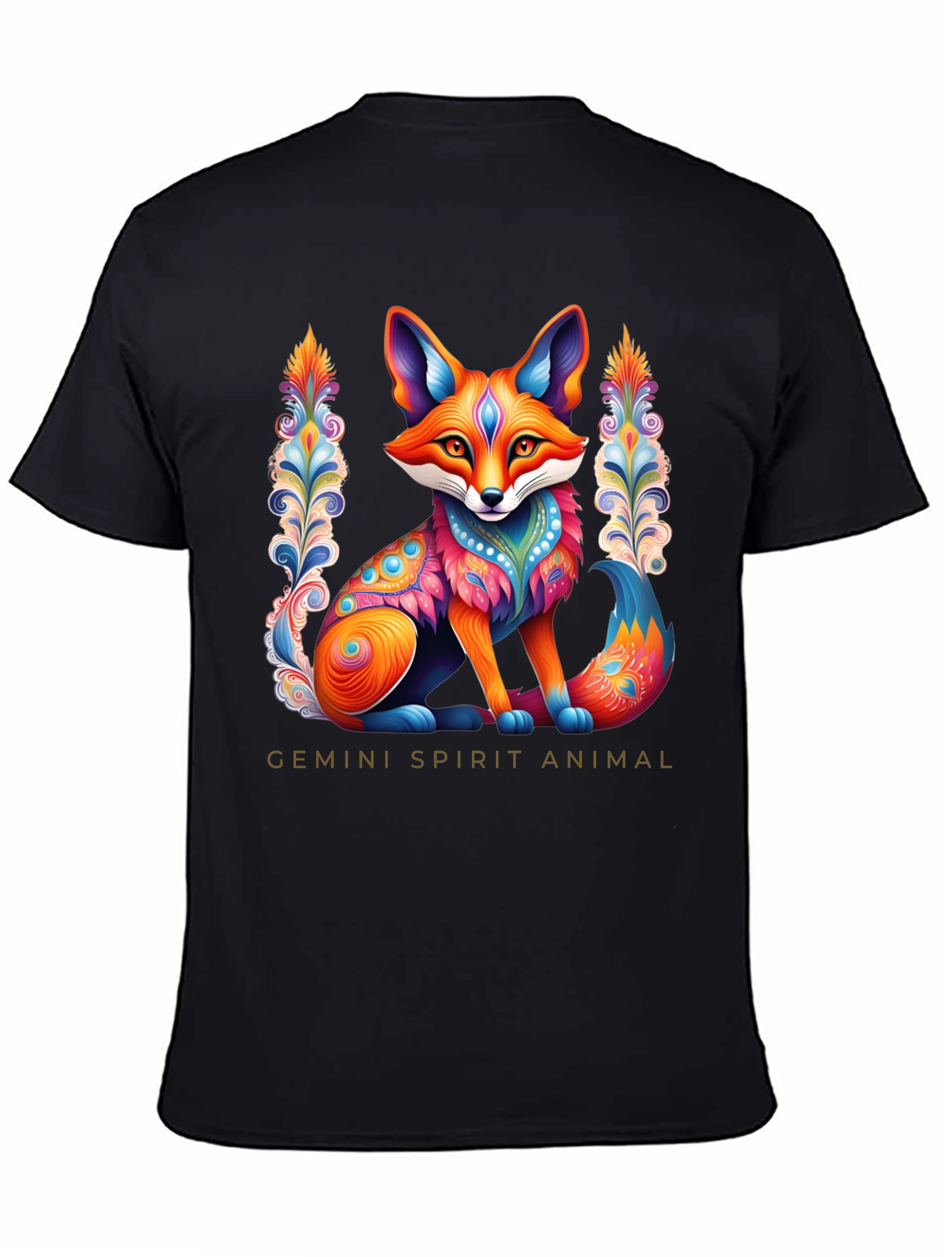 Gemini Spirit Animal Fox Graphic Tee