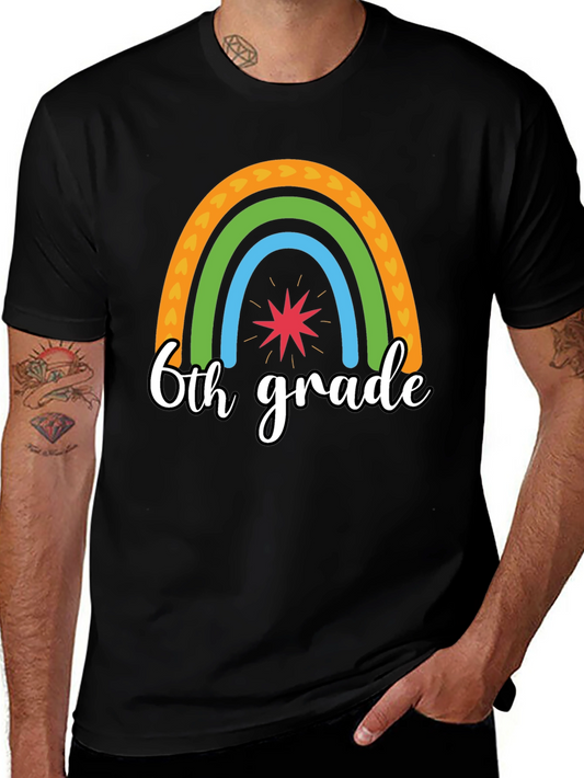 6th Grade Rainbow T-Shirt - Back to School
