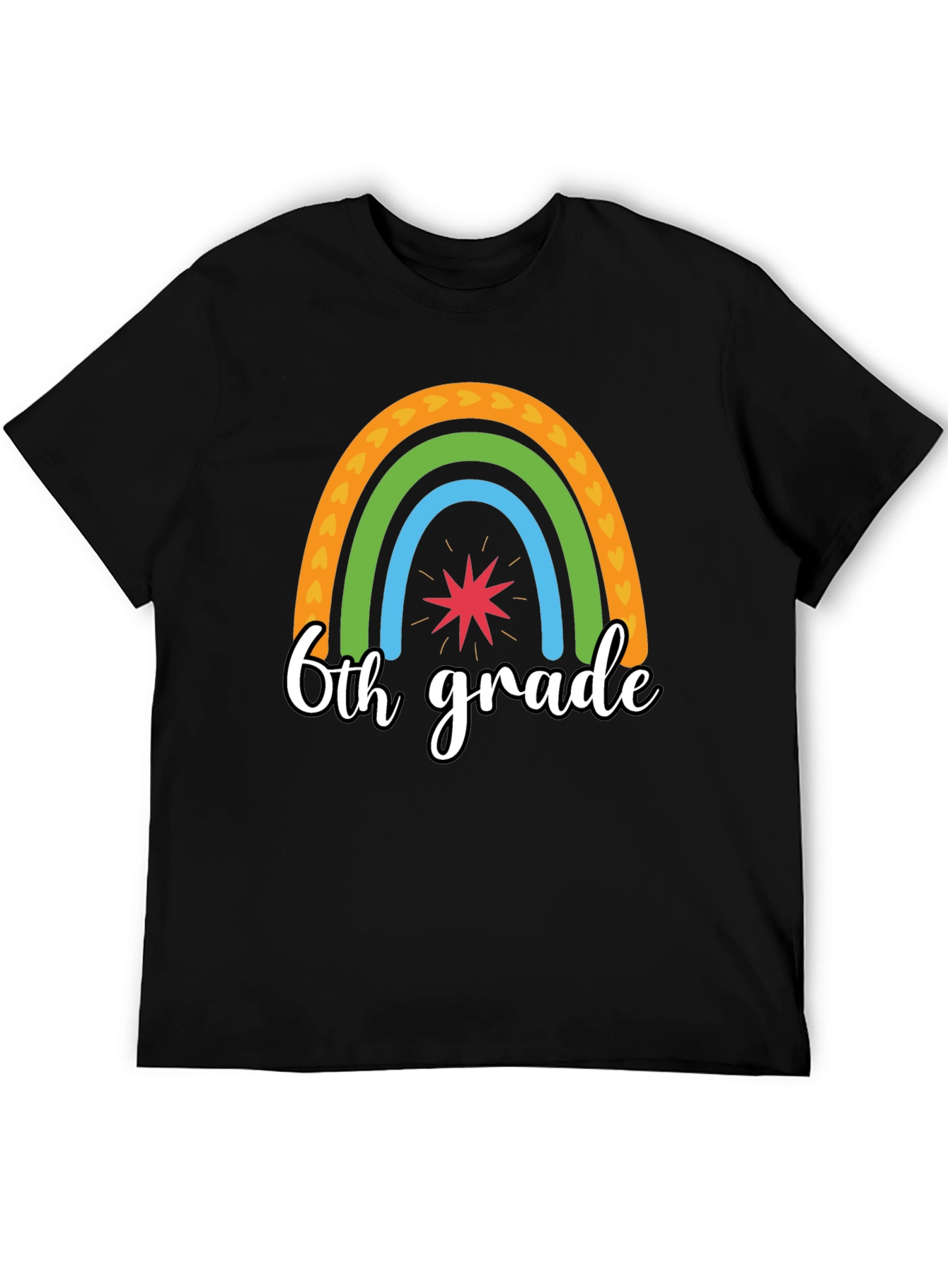6th Grade Rainbow T-Shirt - Back to School