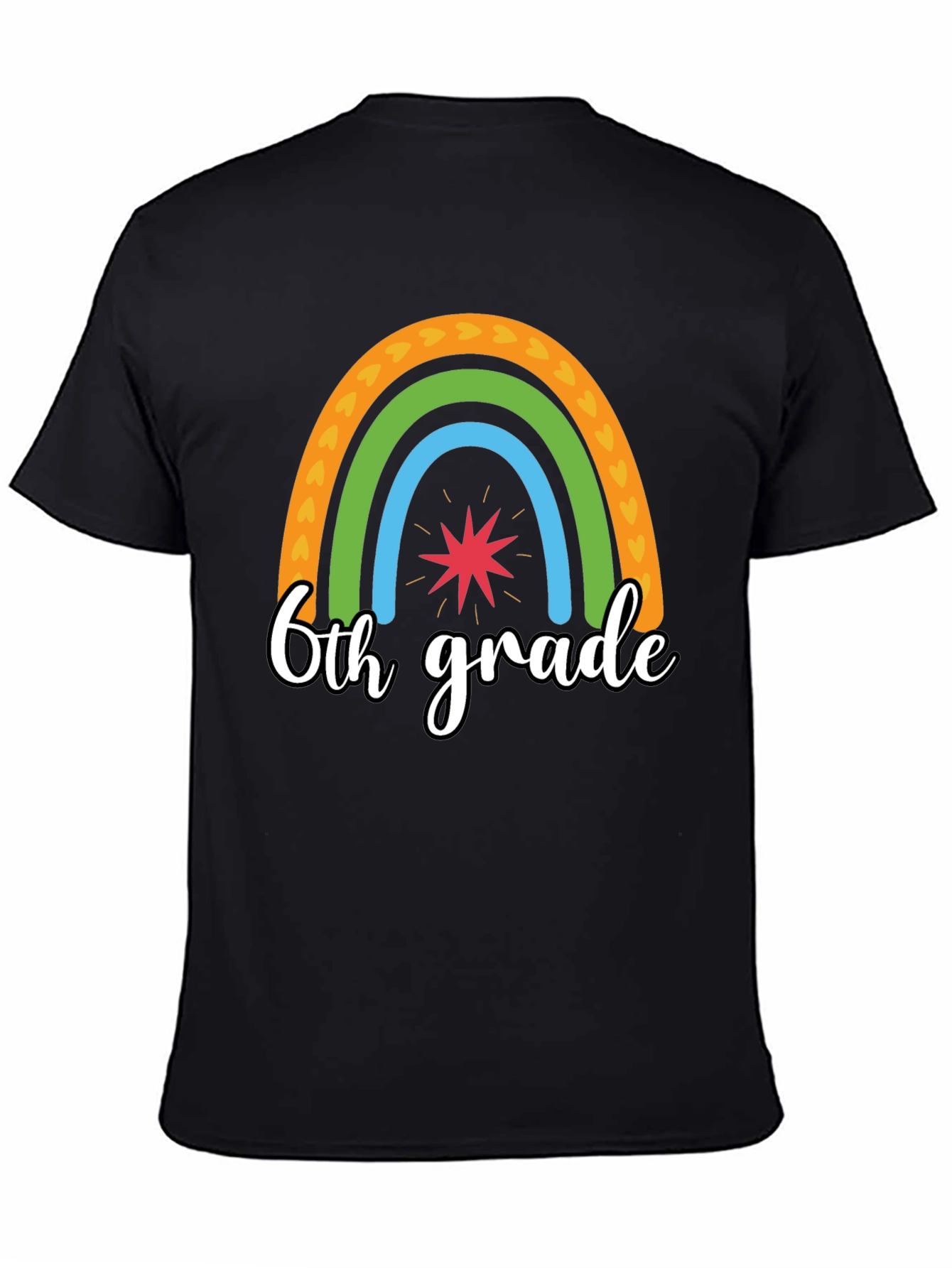 6th Grade Rainbow T-Shirt - Back to School