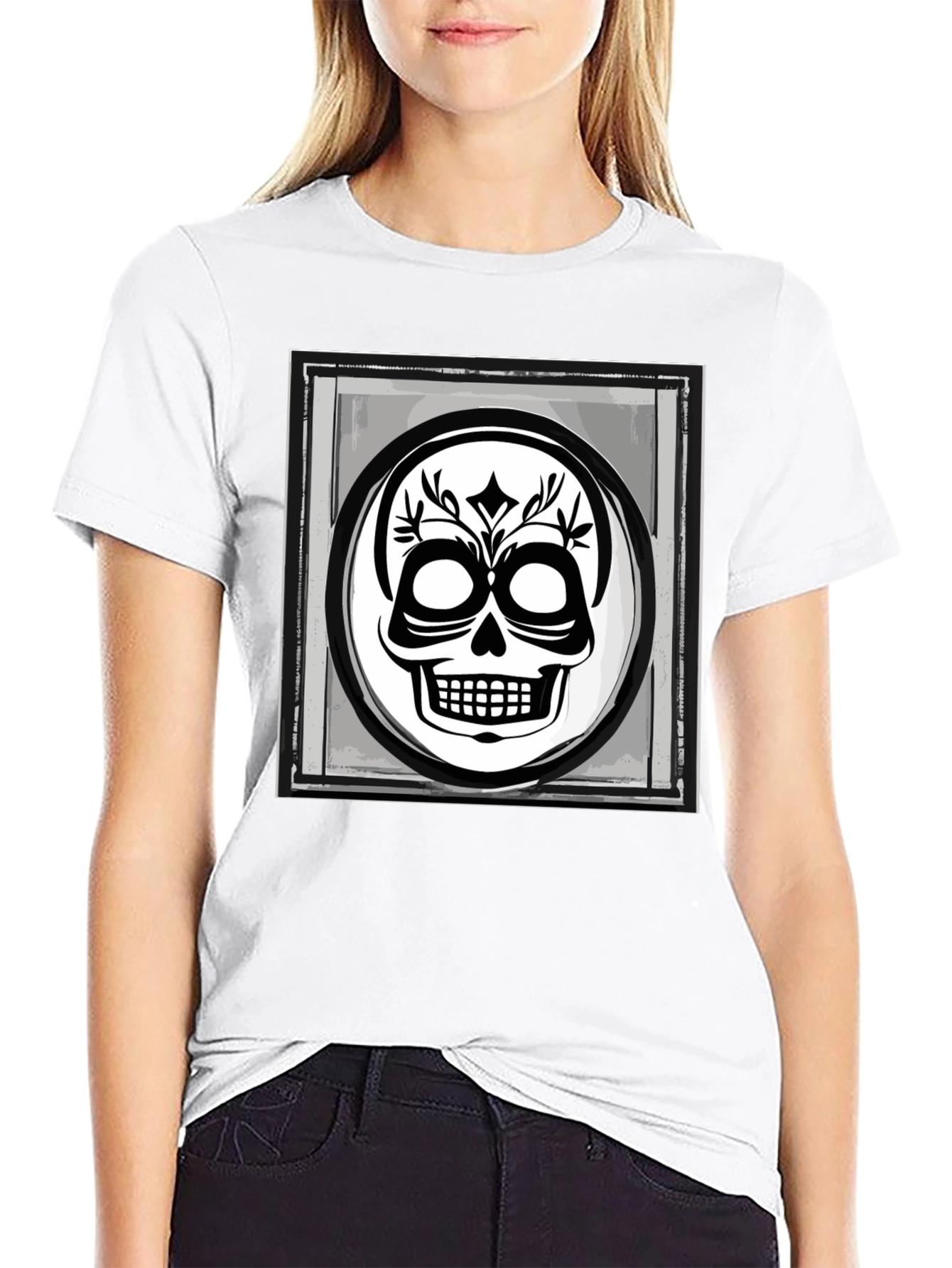 Skull Graphic Black T-Shirt