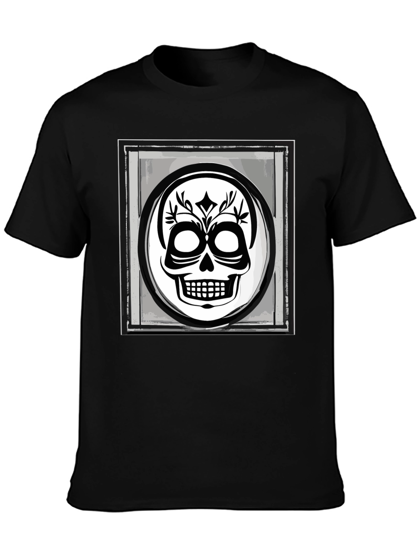 Skull Graphic Black T-Shirt